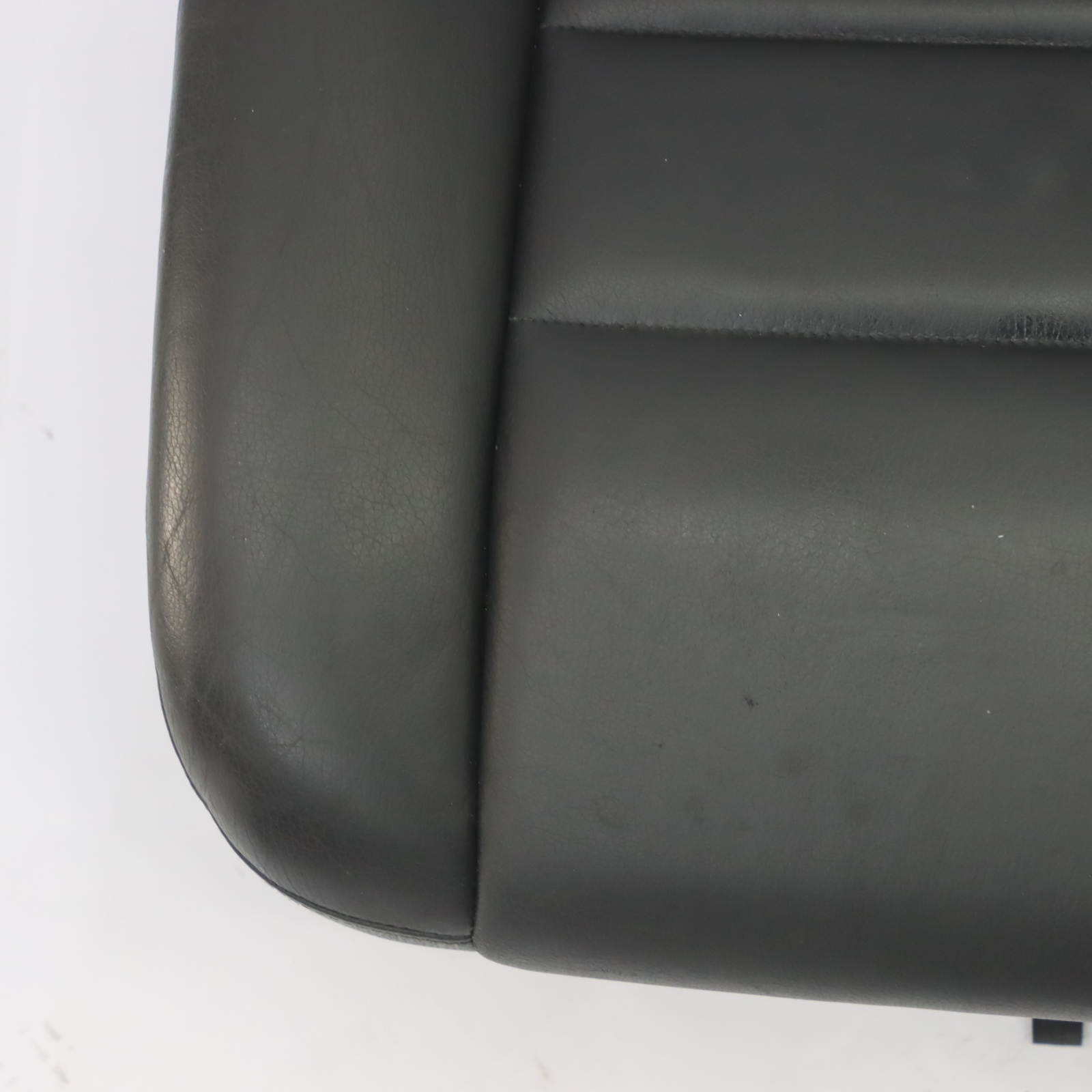 Rear Seat Cover Volkswagen VW Touareg Right O/S Seat Covering Black Leather