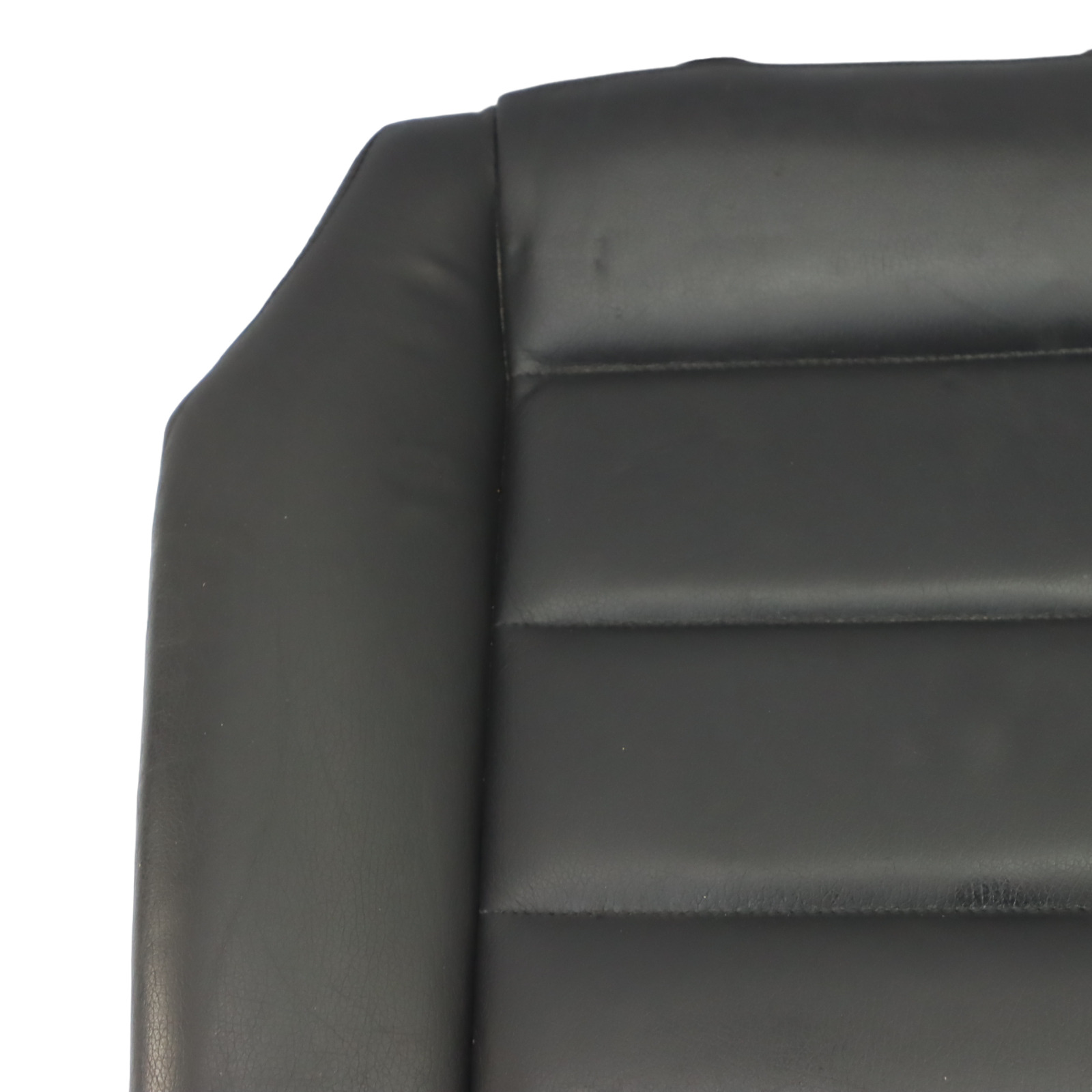 Rear Seat Cover Volkswagen VW Touareg Right O/S Seat Covering Black Leather