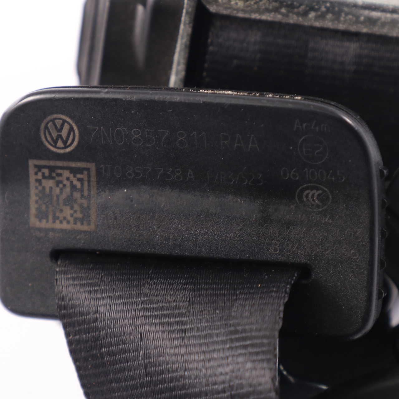 Volkswagen VW Sharan 7N Rear Seat Belt Left N/S 3rd Row Seatbelt 7N0857811