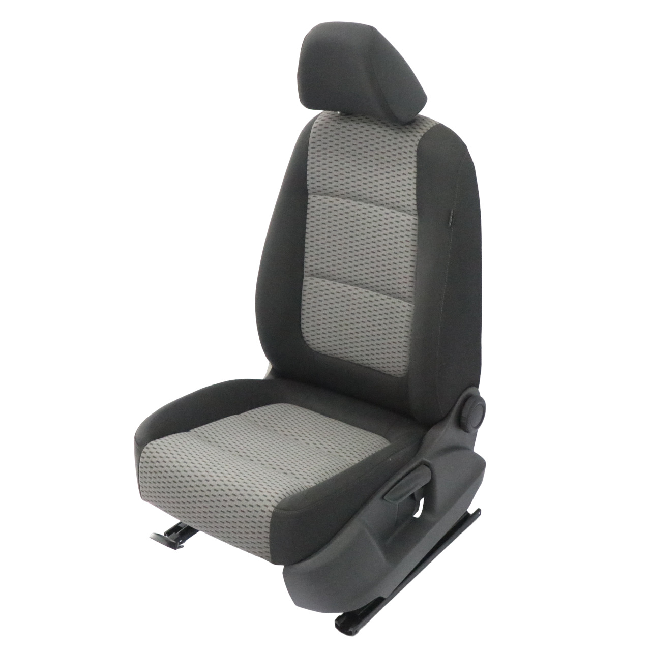 VW Volkswagen Sharan 7N Front Seat Left N/S Interior Cloth Fabric Black Grey