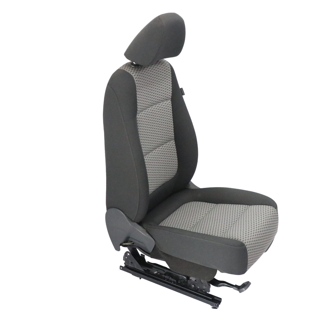 VW Volkswagen Sharan 7N Front Seat Left N/S Interior Cloth Fabric Black Grey