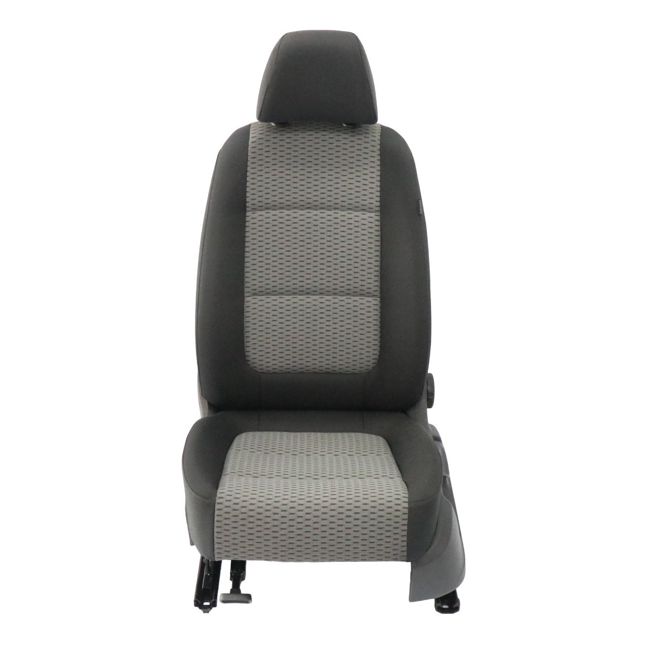 VW Volkswagen Sharan 7N Front Seat Left N/S Interior Cloth Fabric Black Grey