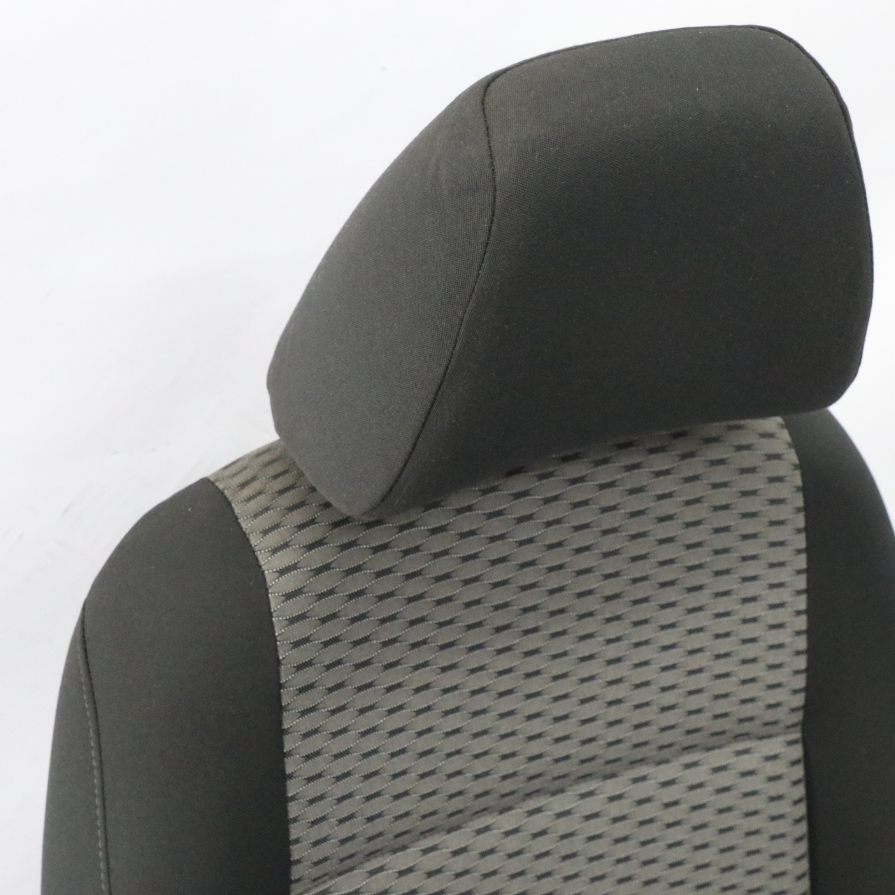 VW Volkswagen Sharan 7N Front Seat Left N/S Interior Cloth Fabric Black Grey