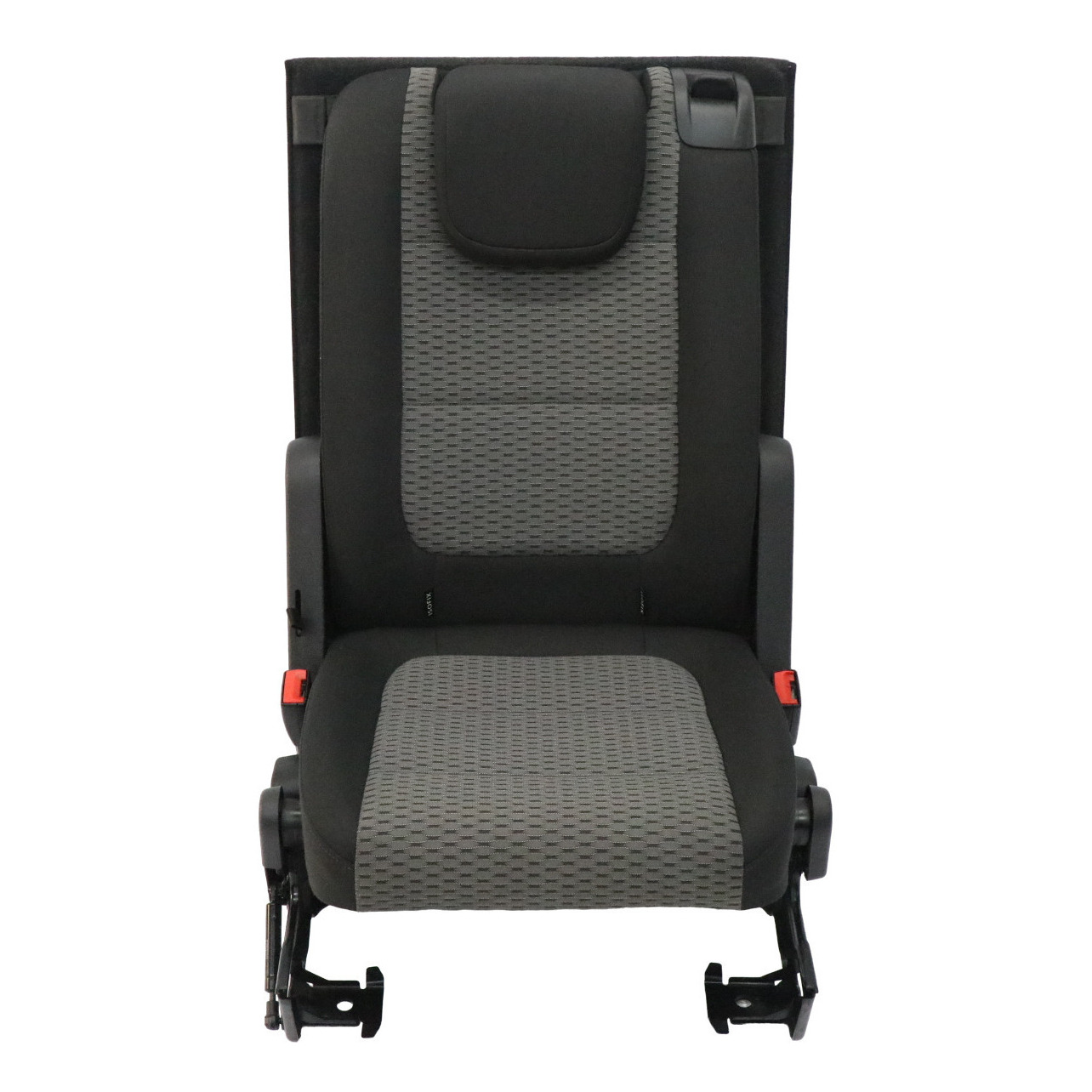 VW Volkswagen Sharan 7N Rear Seat Left N/S Interior Cloth Fabric Black Grey