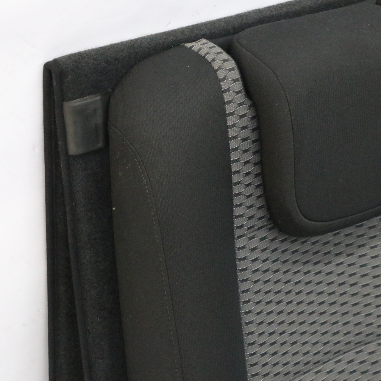 VW Volkswagen Sharan 7N Rear Seat Left N/S Interior Cloth Fabric Black Grey