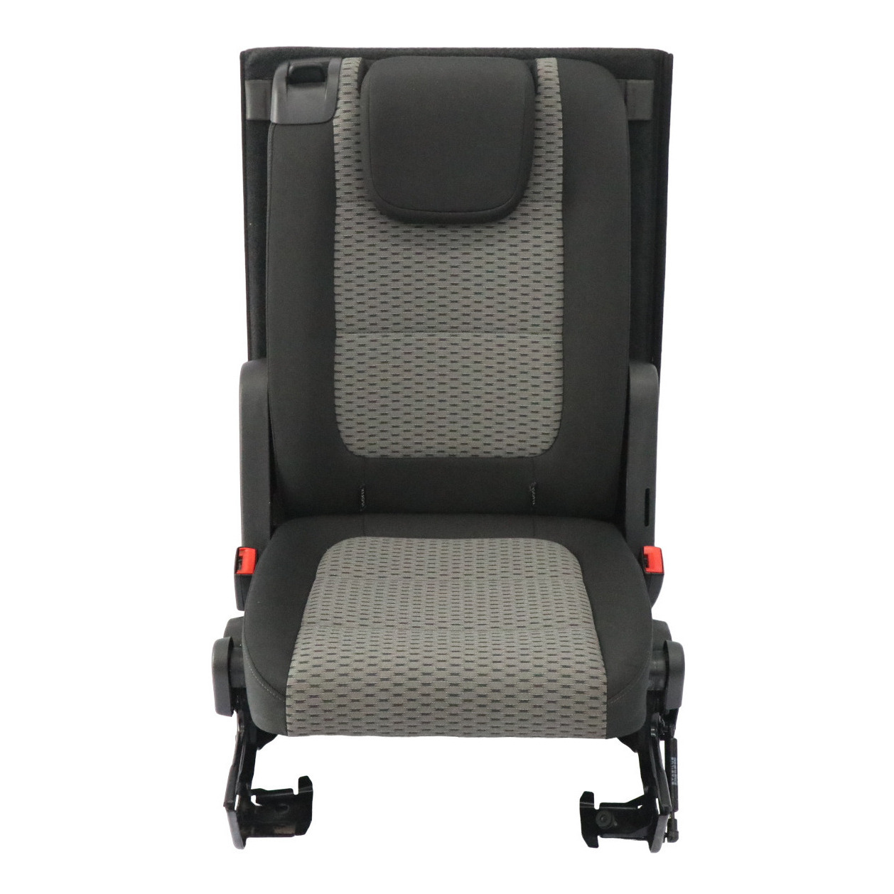 VW Volkswagen Sharan 7N Rear Seat Right O/S Interior Cloth Fabric Black Grey