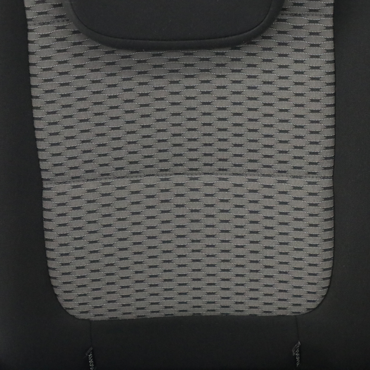 VW Volkswagen Sharan 7N Rear Seat Right O/S Interior Cloth Fabric Black Grey