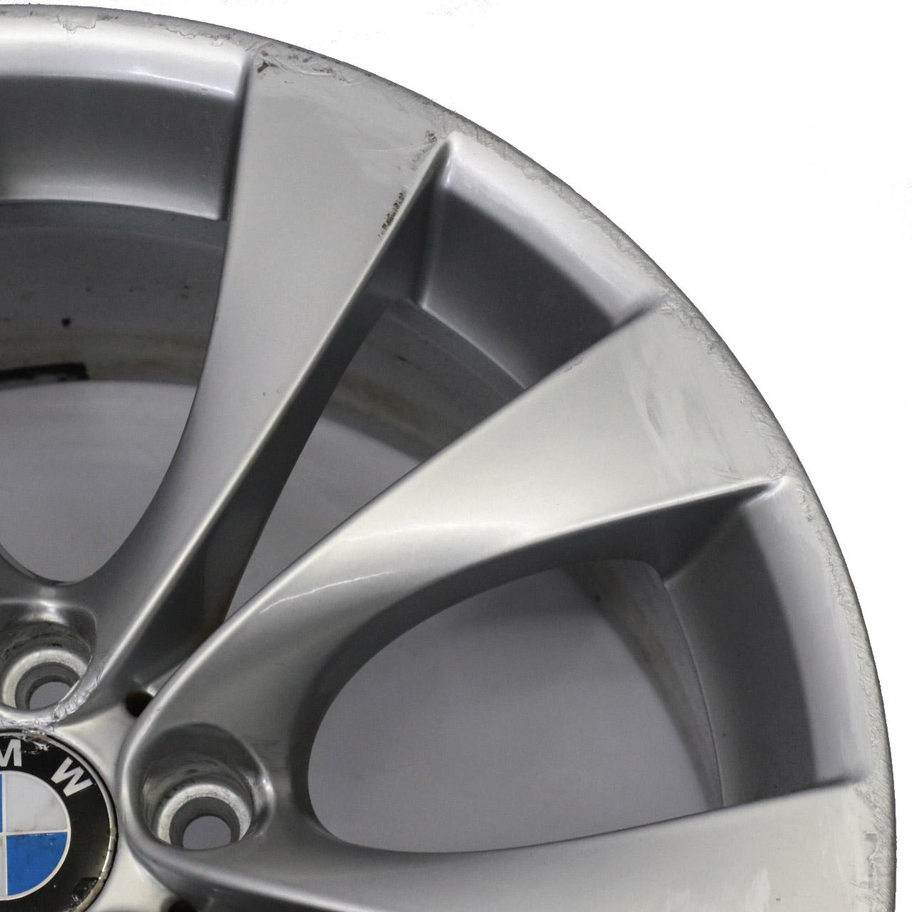 BMW X5 E70 Silver Front Wheel Alloy Rim 20" M V-spoke 227 10J ET:40 8037349