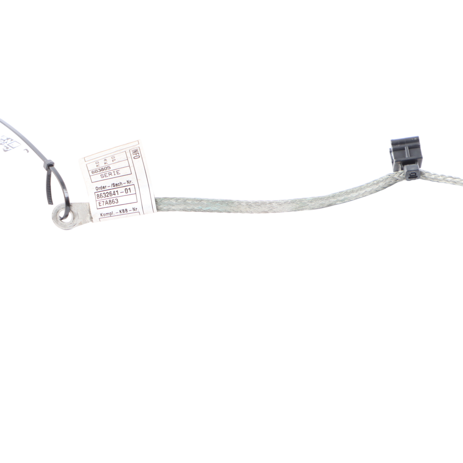 Earth Ground Cable BMW X5 F15 40eX Line Strap Battery Lead Electrical 8632641