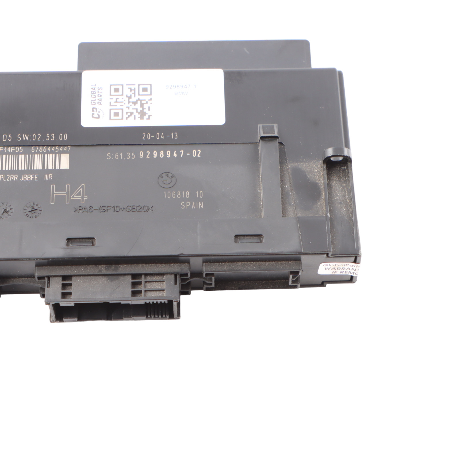 BMW E88 ECU Body Control Module H4 Junction Box PL2RR JBBFE IIIR 9298947