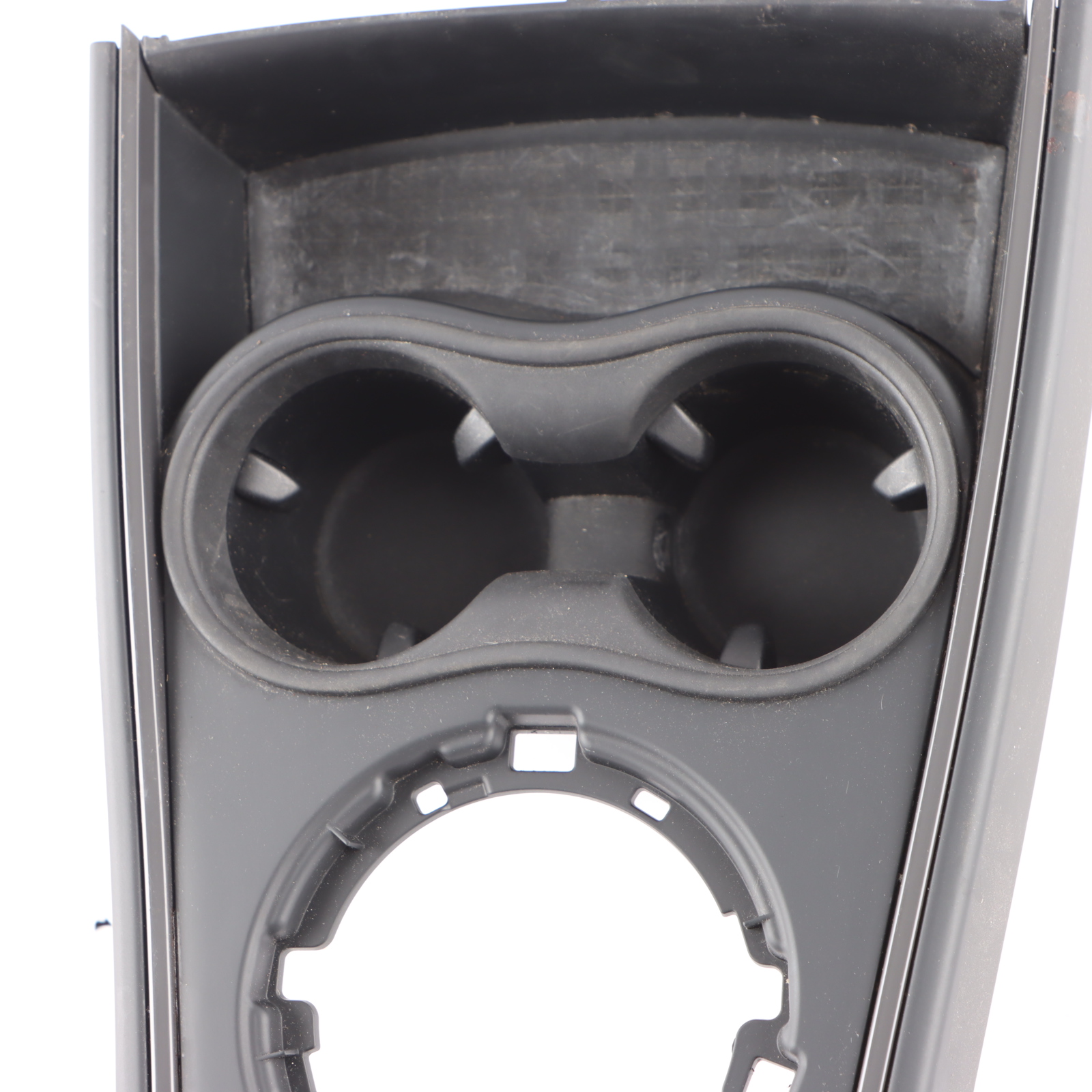 Mini F60 Cover Centre Console Cup Holder Surround Hazy Grey Black 9370989