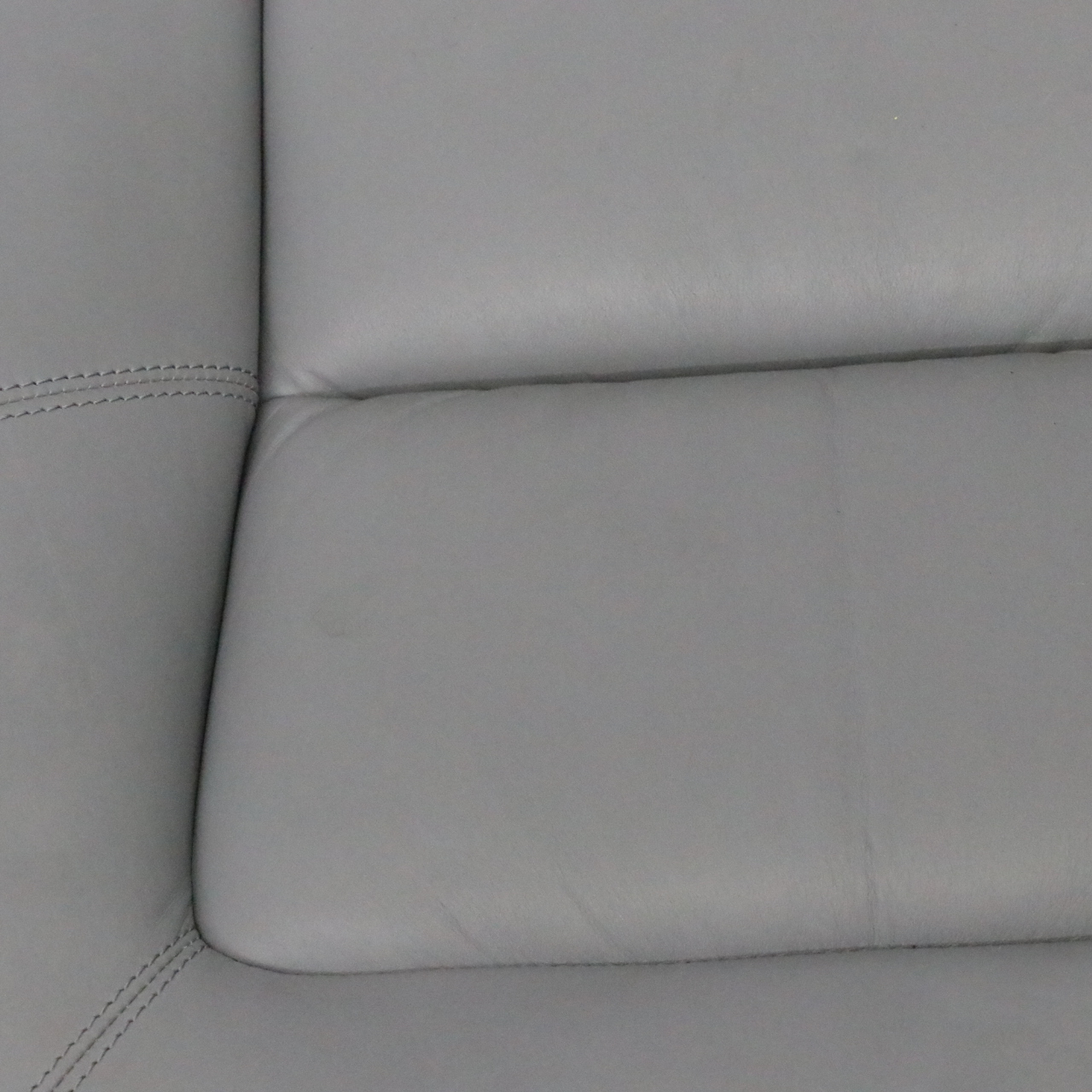 Mercedes C140 Seat Cover Grey Leather Rear Left N/S A1409201350