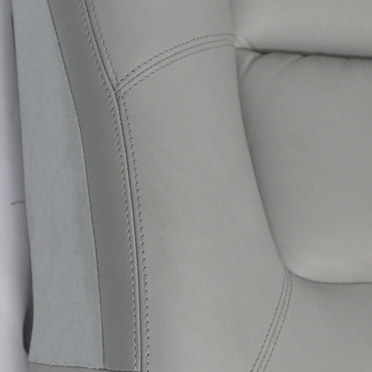 Mercedes C140 Seat Cover Grey Leather Rear Left N/S A1409201350