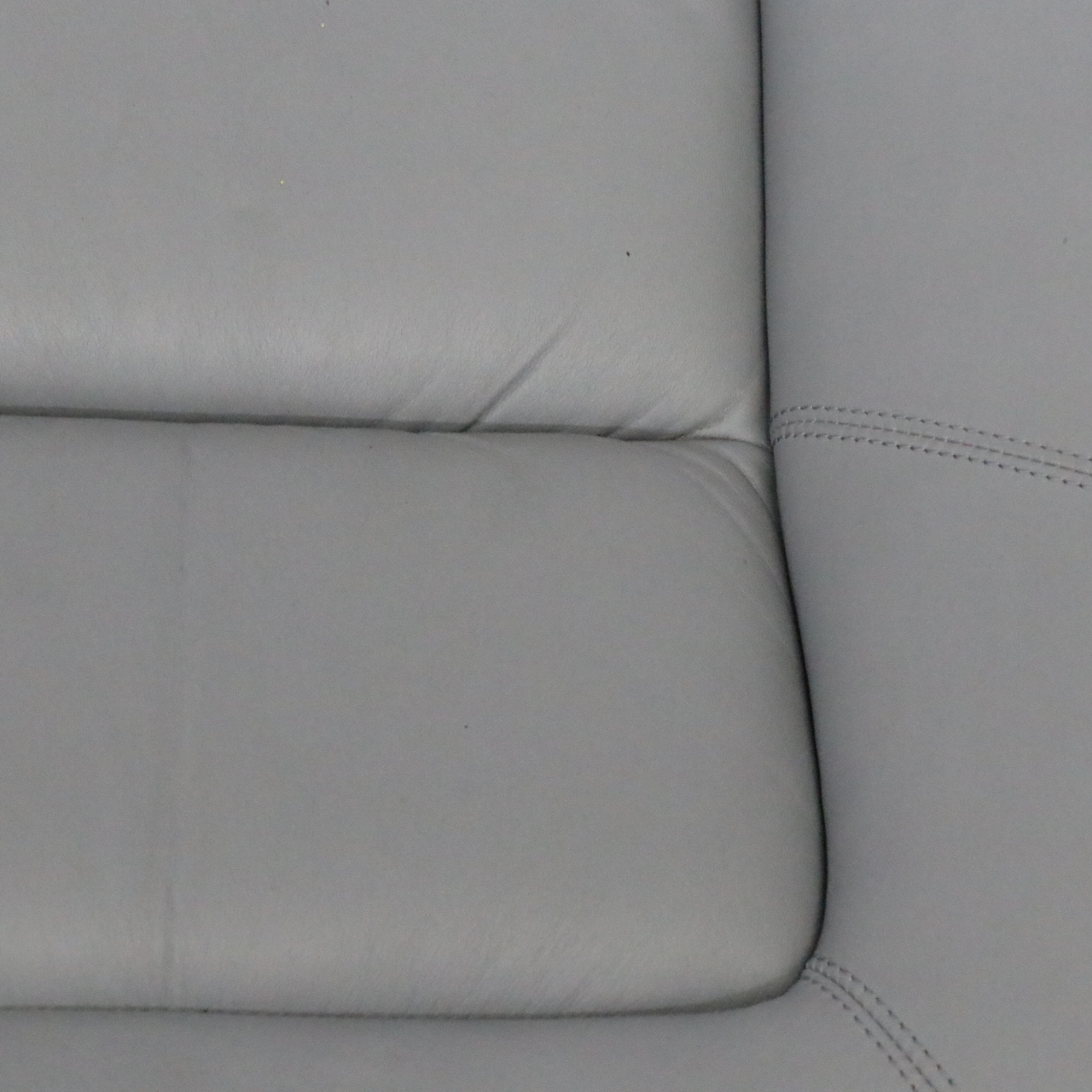 Mercedes C140 Seat Cover Grey Leather Rear Left N/S A1409201350