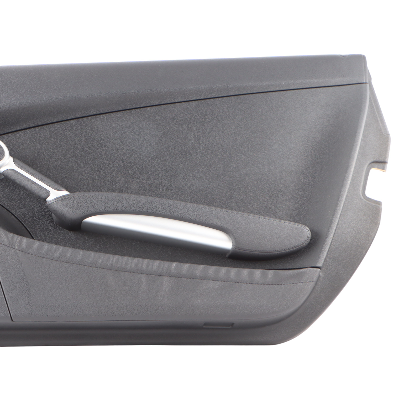 Door Card Mercedes SLK R171 Convertible Front Right O/S Black Leather Lining