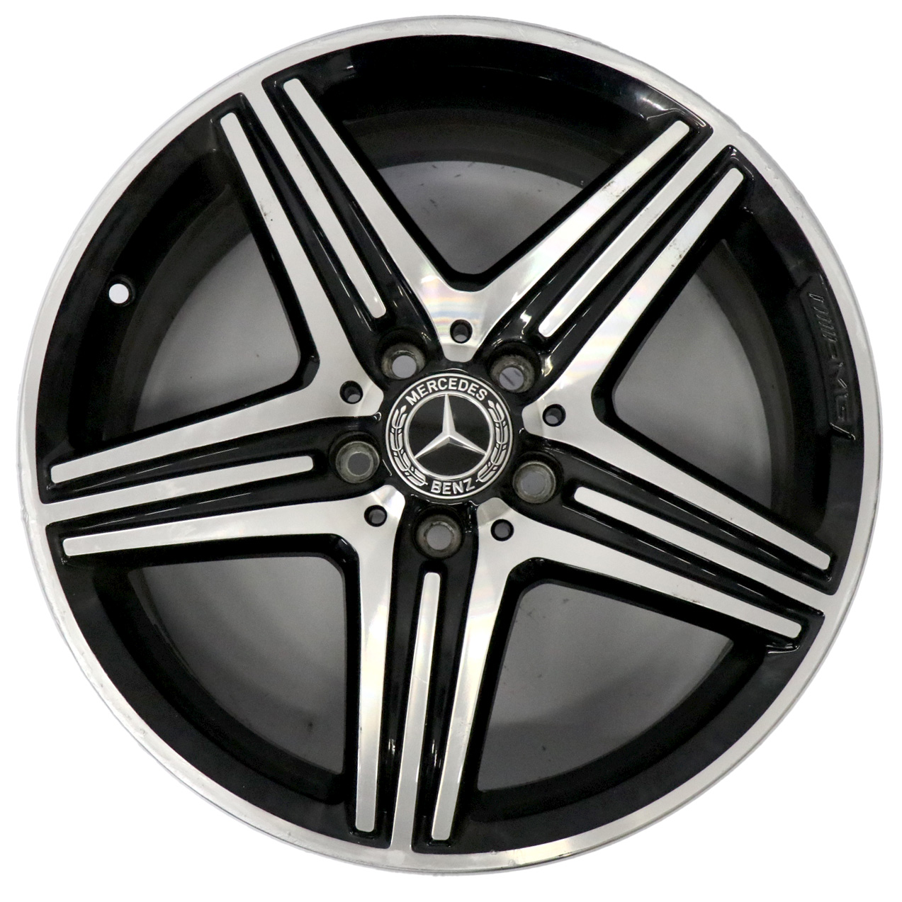 Mercedes W176 AMG Wheel Alloy Rim 18" 5 Double Spoke ET:48 8J A1764010402