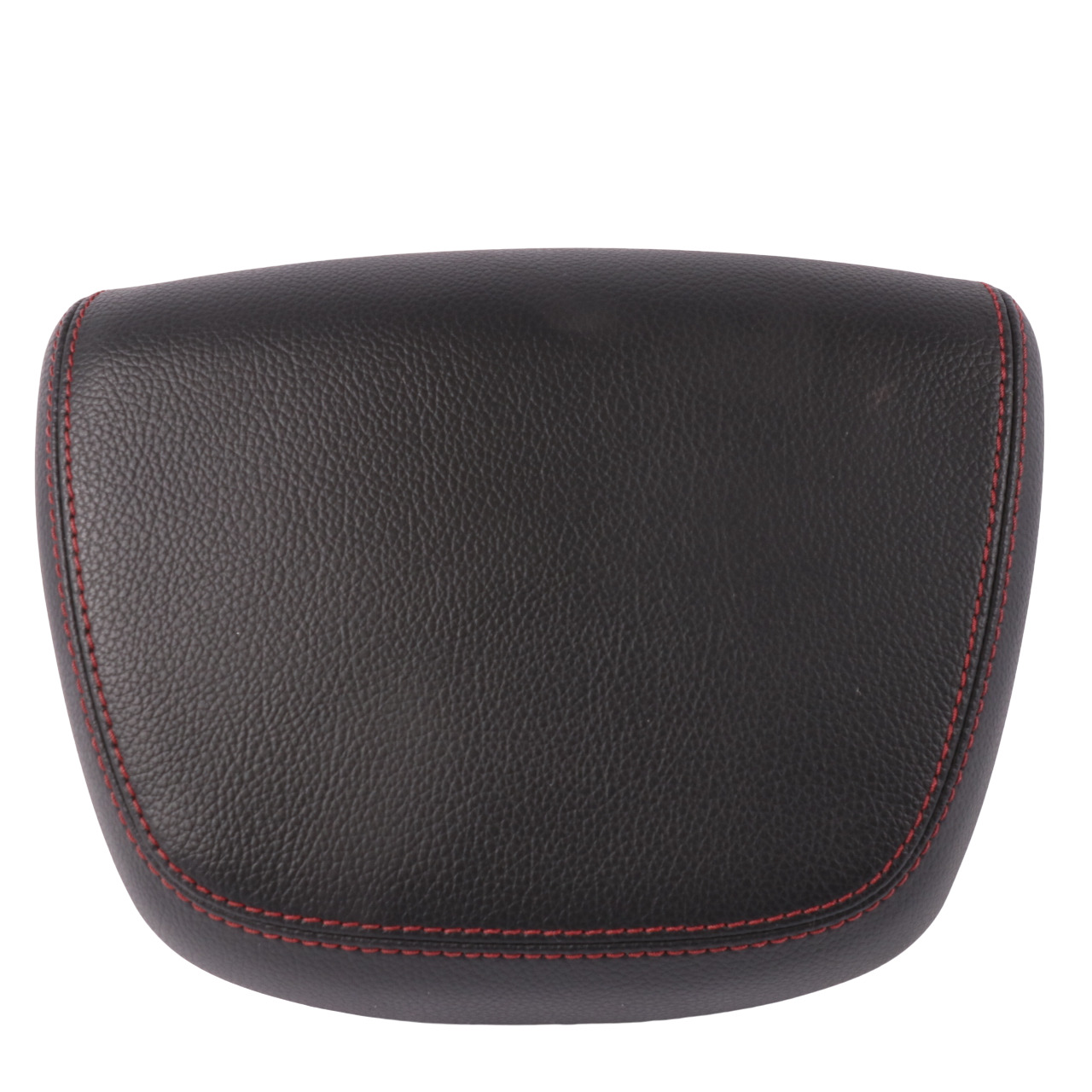 Mercedes W204 Headrest Front Left Right Black Imitation Leather Red Stitching