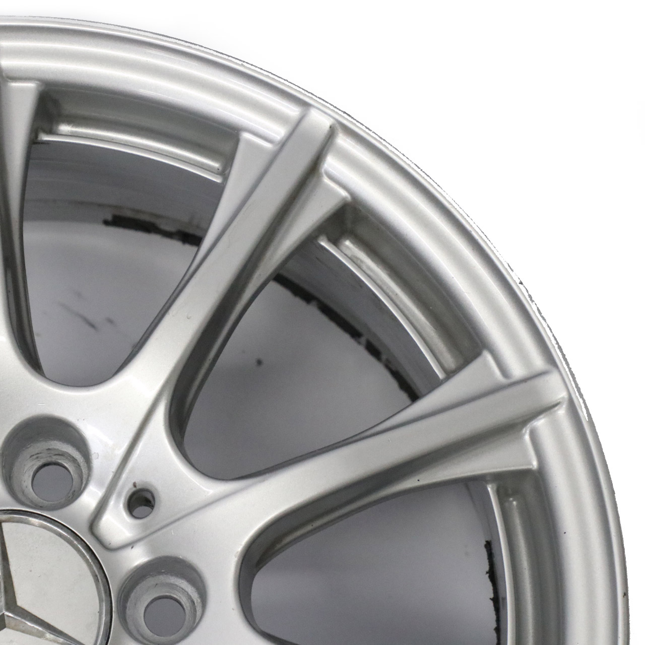 Mercedes W205 Silver Alloy Wheel Rim 16'' 6,5J ET:38 10 Spoke A2054012400