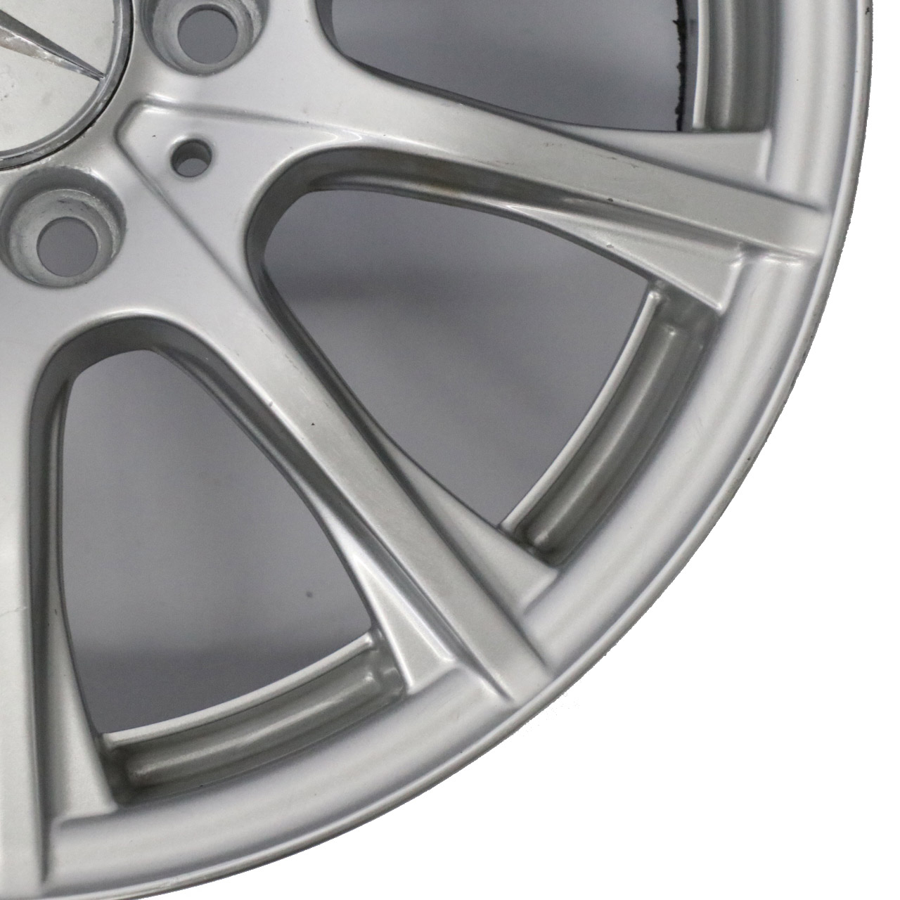 Mercedes W205 Silver Alloy Wheel Rim 16'' 6,5J ET:38 10 Spoke A2054012400