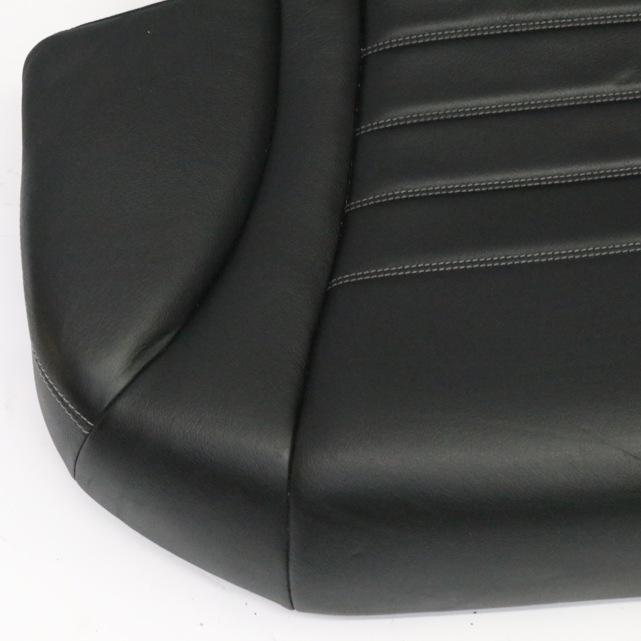 Mercedes W205 Rear Seat Bench Couch Covering Trim Black Imitation Leather