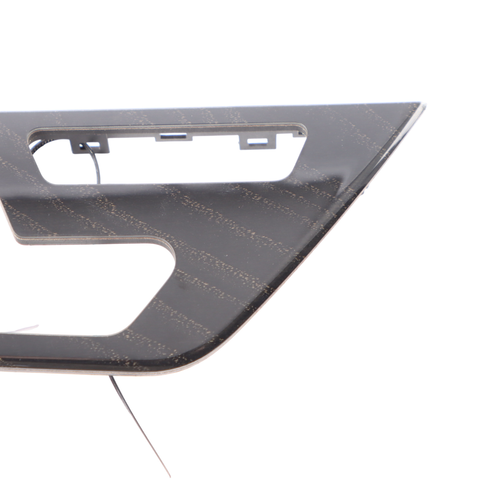 Mercedes W207 Front Door Left N/S Lining Cover Trim Panel Black Ash Wood