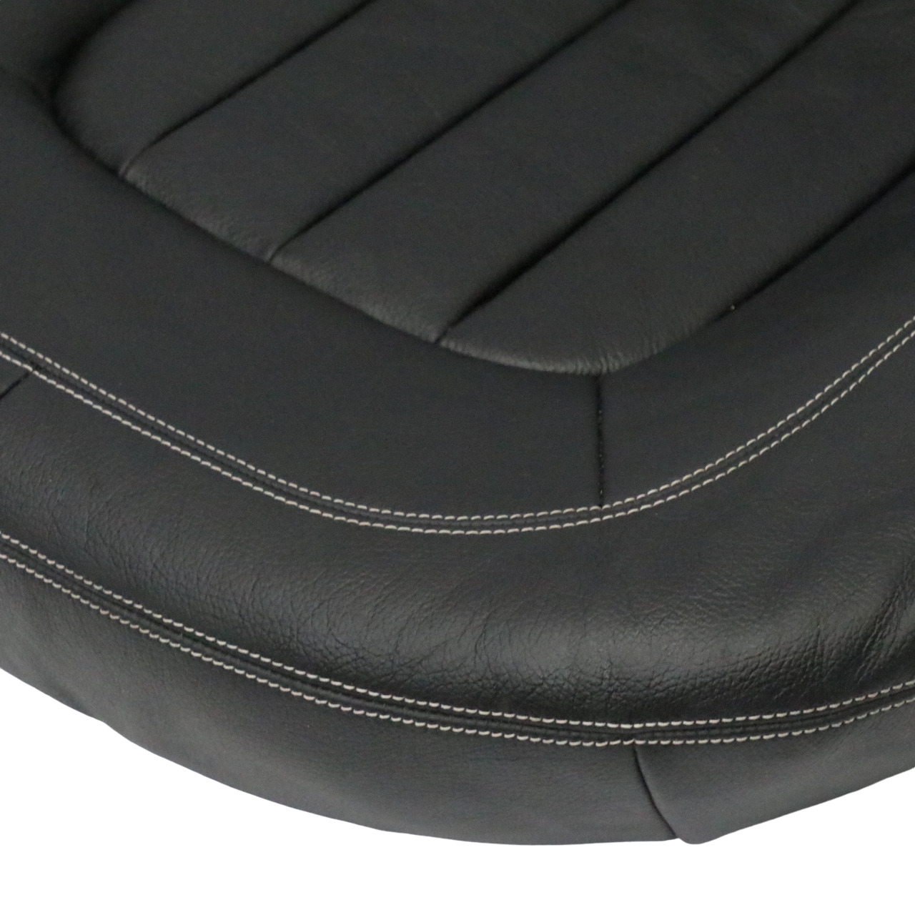 Mercedes X218 Rear Base Back Seat Cushion Outer Cover Leather Black A2189200035