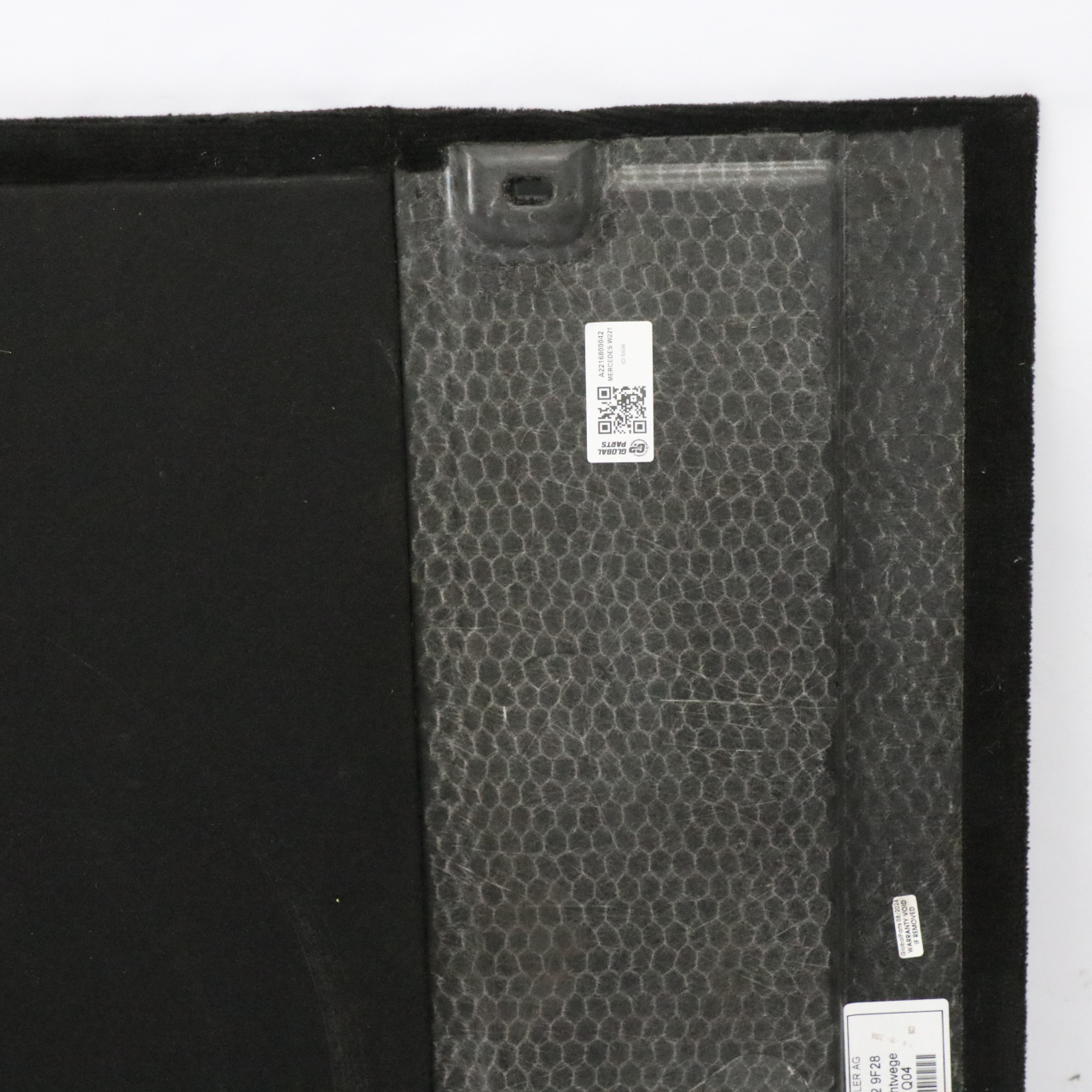 Mercedes W221 Trunk Lining Floor Luggage Carpet Liner Panel Mat A2216800042