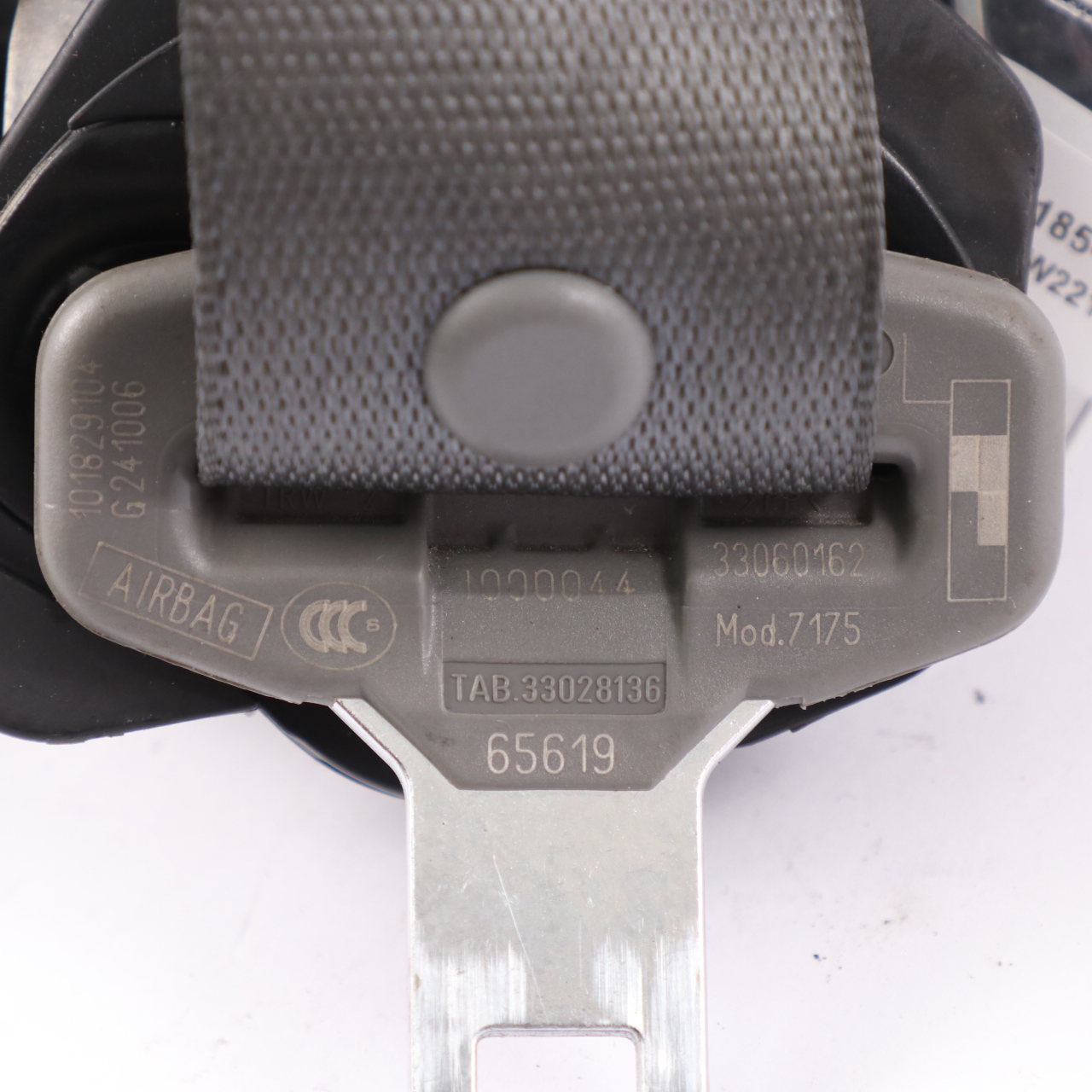 Mercedes W221 Seatbelt Front Left N/S Seat Belt Black A2218603185