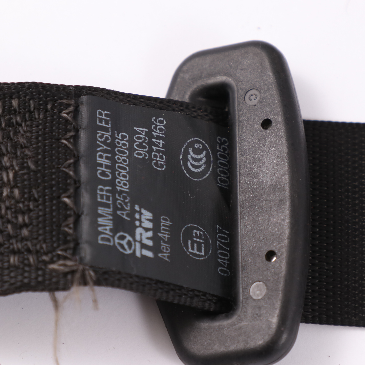 Mercedes W251 Seat Belt Upper Rear Right O/S Seatbelt Black A2518608085