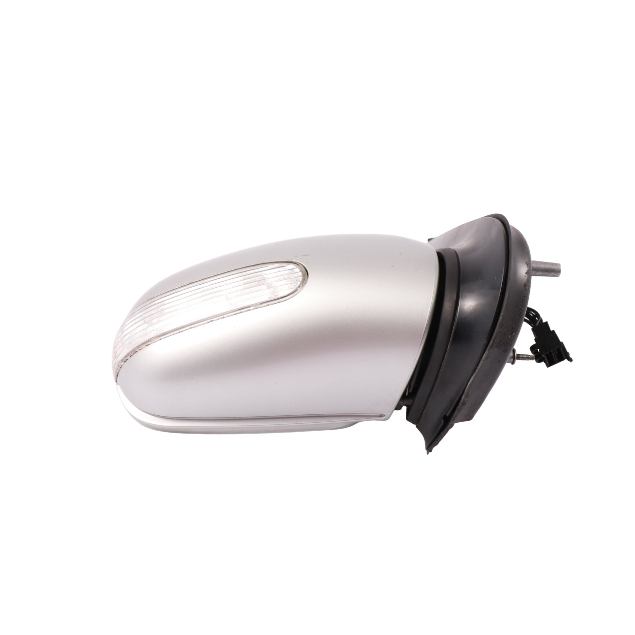 Mercedes W163 Wing Mirror Outside Right O/S Power Fold Brilliant Silver - 9744