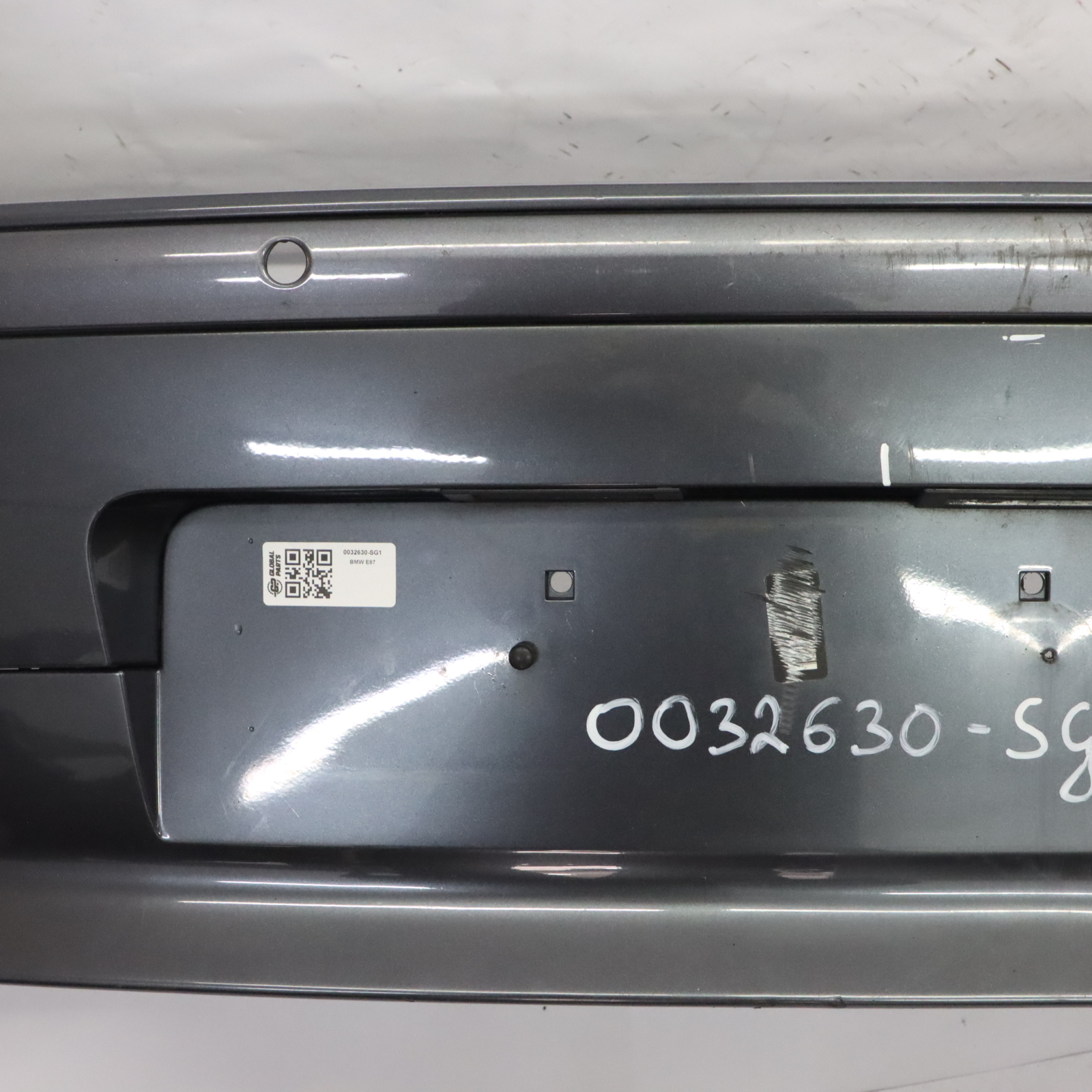 BMW E87 Rear Bumper Trim Panel PDC Sparkling Graphite Metallic - A22