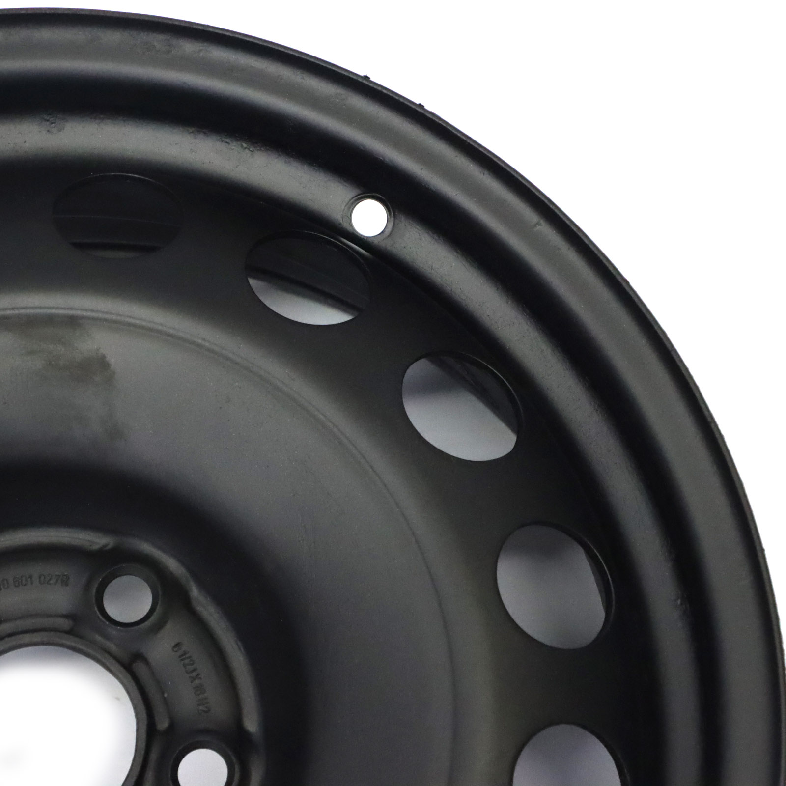 Volkswagen Golf Seat Ibiza Black Steel Wheel Rim 16" 6.5J ET:42 1J0601027R