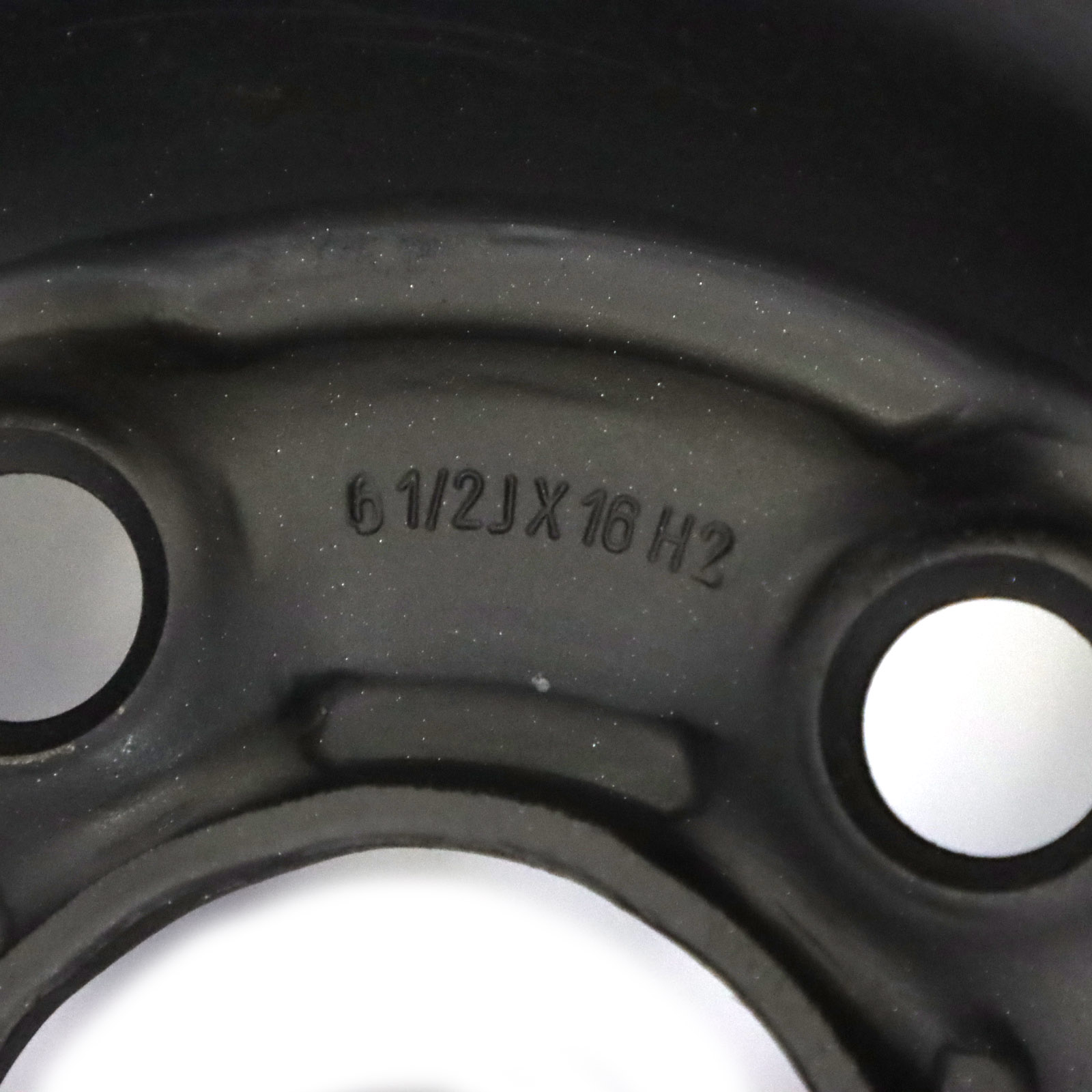 Volkswagen Golf Seat Ibiza Black Steel Wheel Rim 16" 6.5J ET:42 1J0601027R