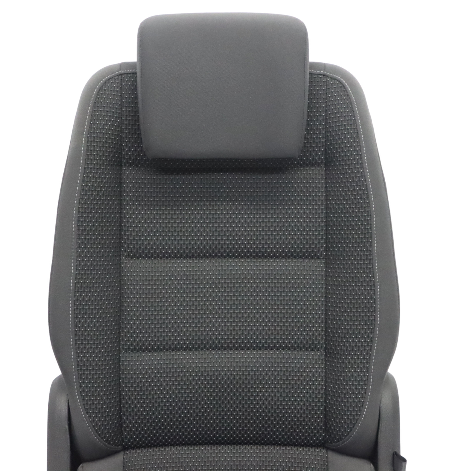 Volkswagen VW Touran MK1 Seat 2nd Row Left N/S Cloth Fabric Anthracite Grey Blue