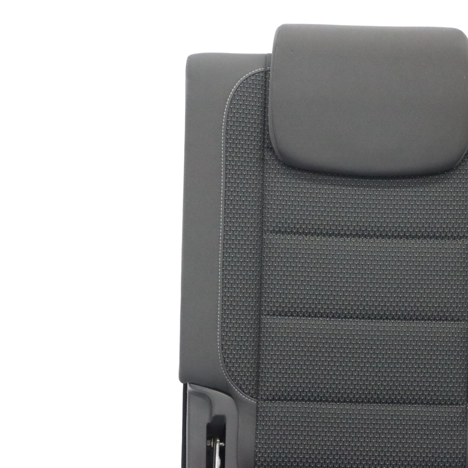  Volkswagen Touran 1T Third Row Seat Rear Left N/S Fabric Anthracite Blue Grey