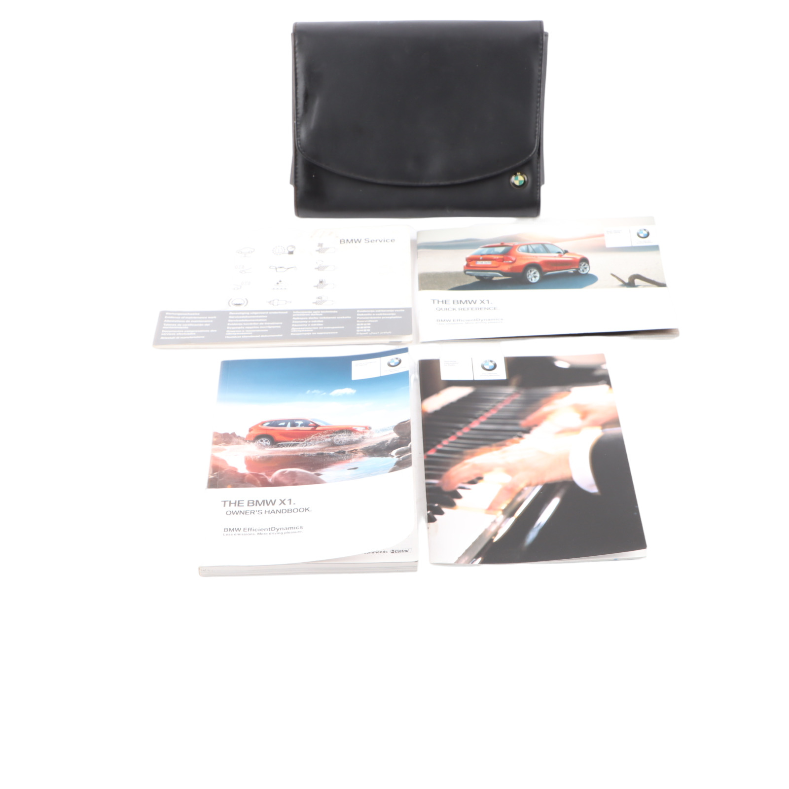 BMW X1 E84 Owner's Handbook Service Booklet Instructions Pouch Case Wallet