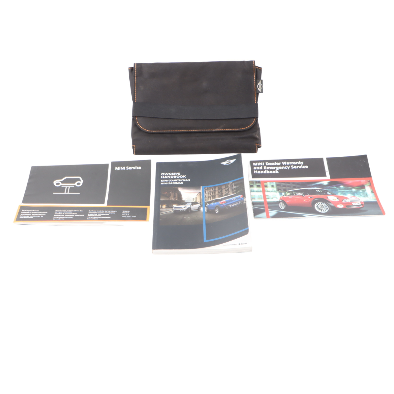 BMW Mini Countryman R60 Service Booklet Owner's Handbook Pouch Wallet Case Set