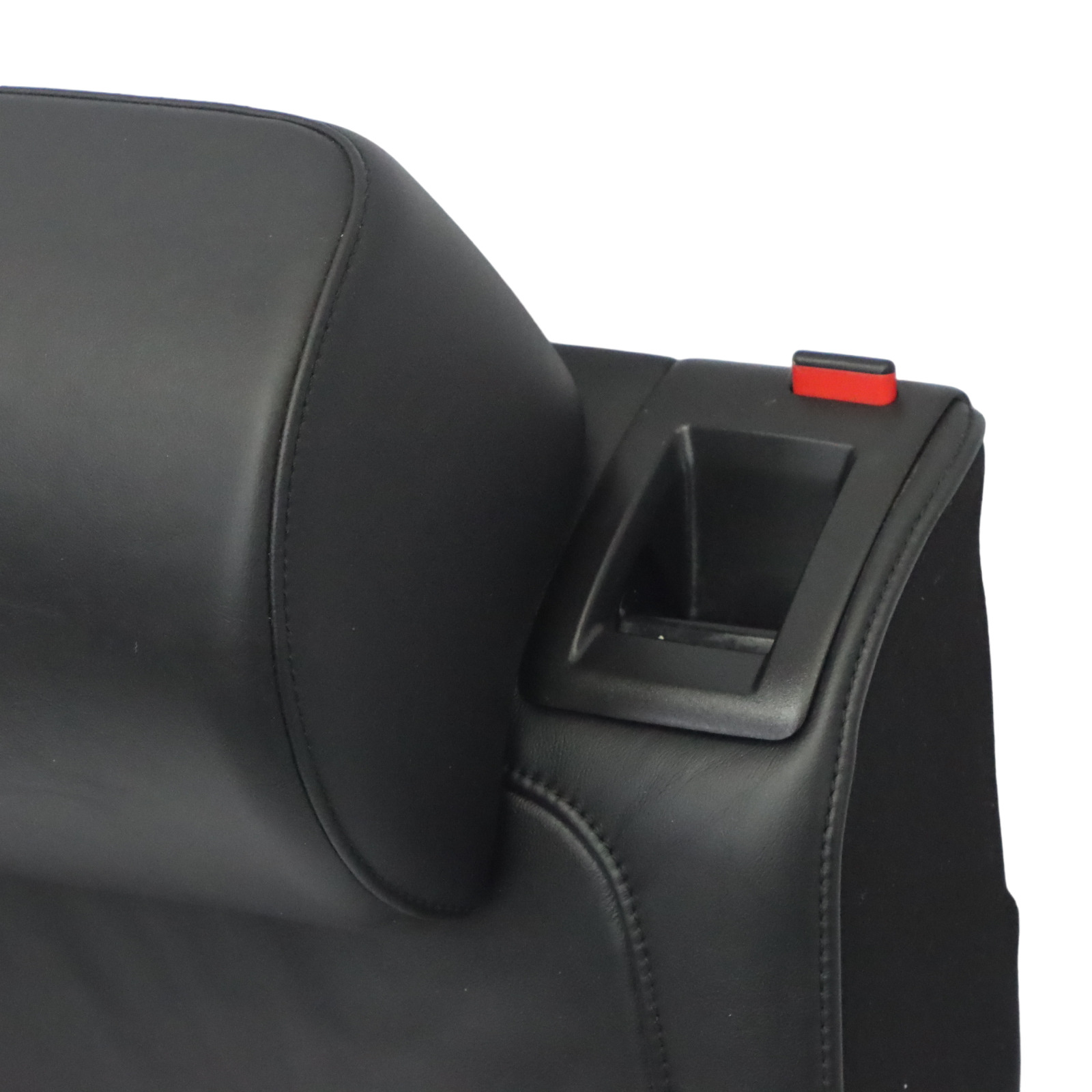 Volkswagen VW Passat B7 Rear Seat Backrest Left N/S Seat Cover Black Leather