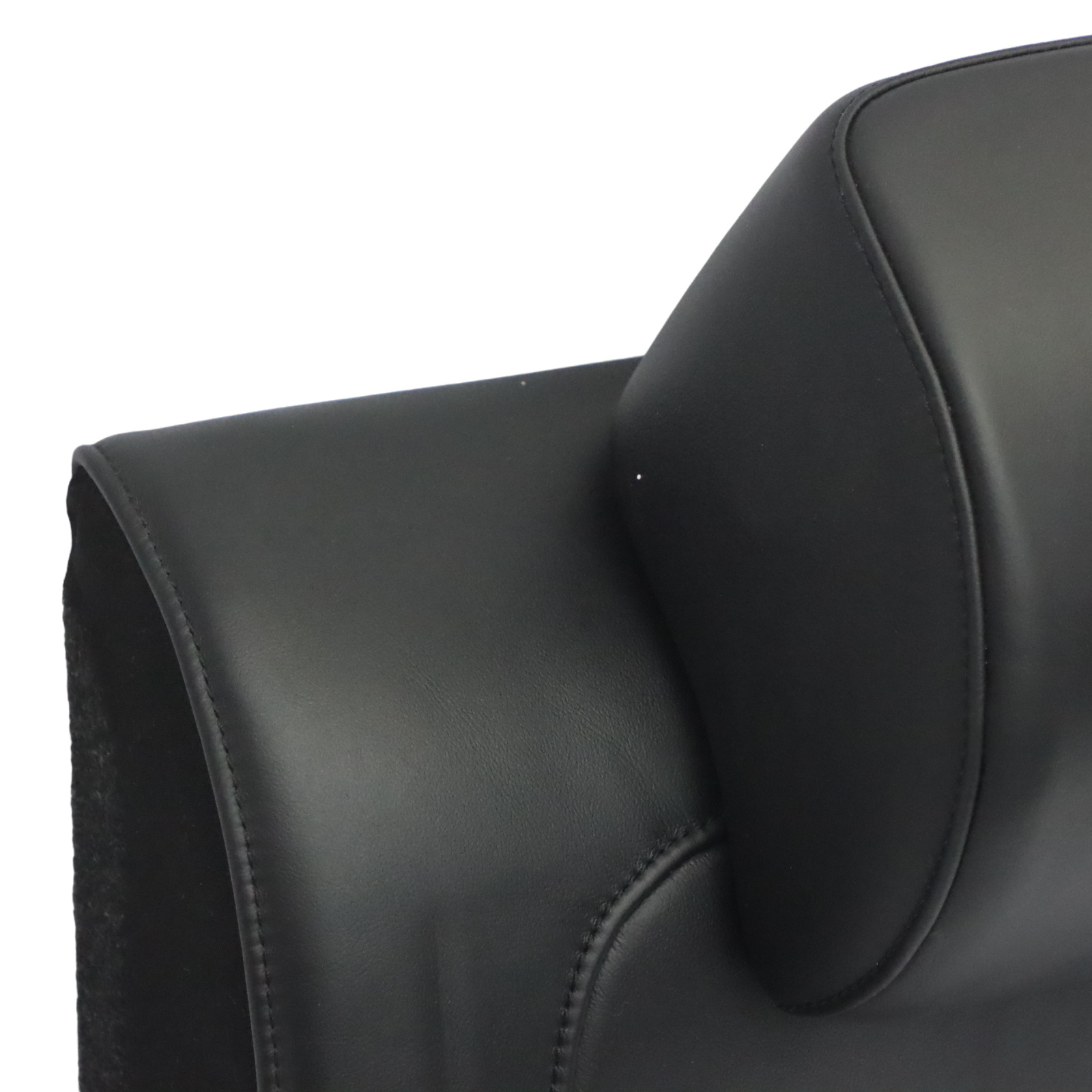 Volkswagen VW Passat B7 Rear Seat Backrest Left N/S Seat Cover Black Leather