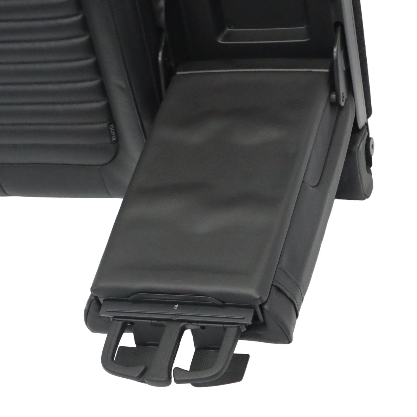 Volkswagen VW Passat B7 Rear Seat Backrest Right O/S Seat Cover Black Leather