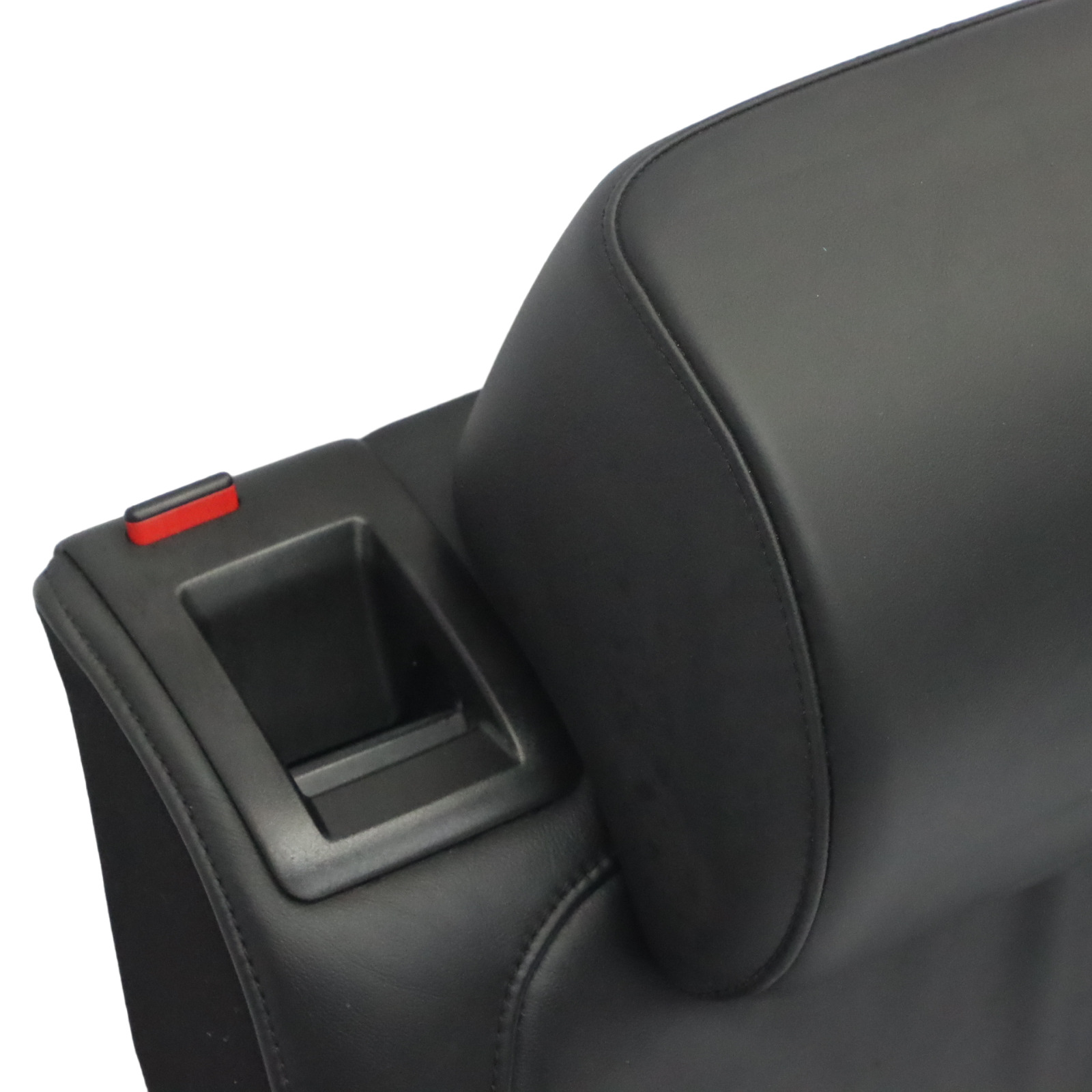 Volkswagen VW Passat B7 Rear Seat Backrest Right O/S Seat Cover Black Leather