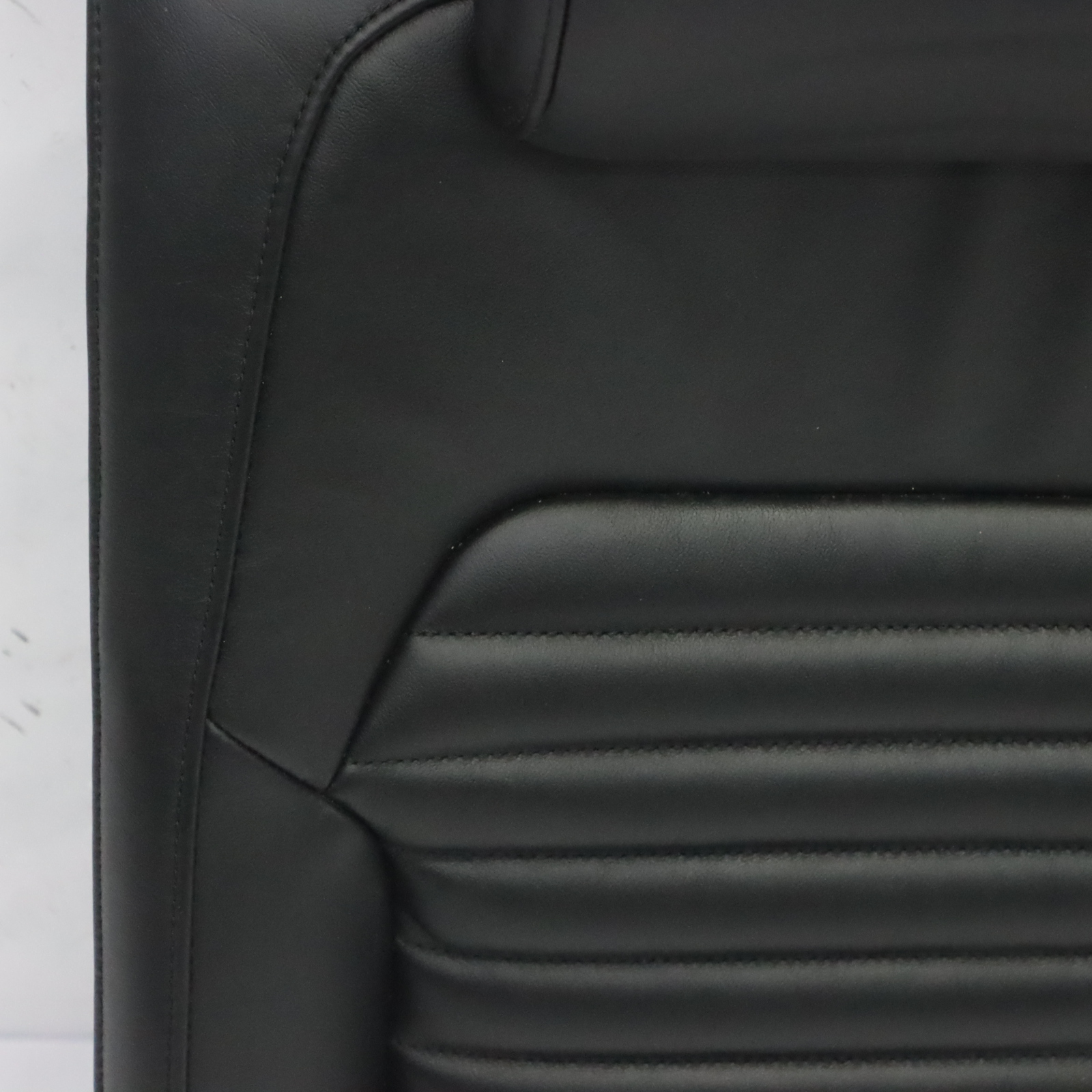 Volkswagen VW Passat B7 Rear Seat Backrest Right O/S Seat Cover Black Leather