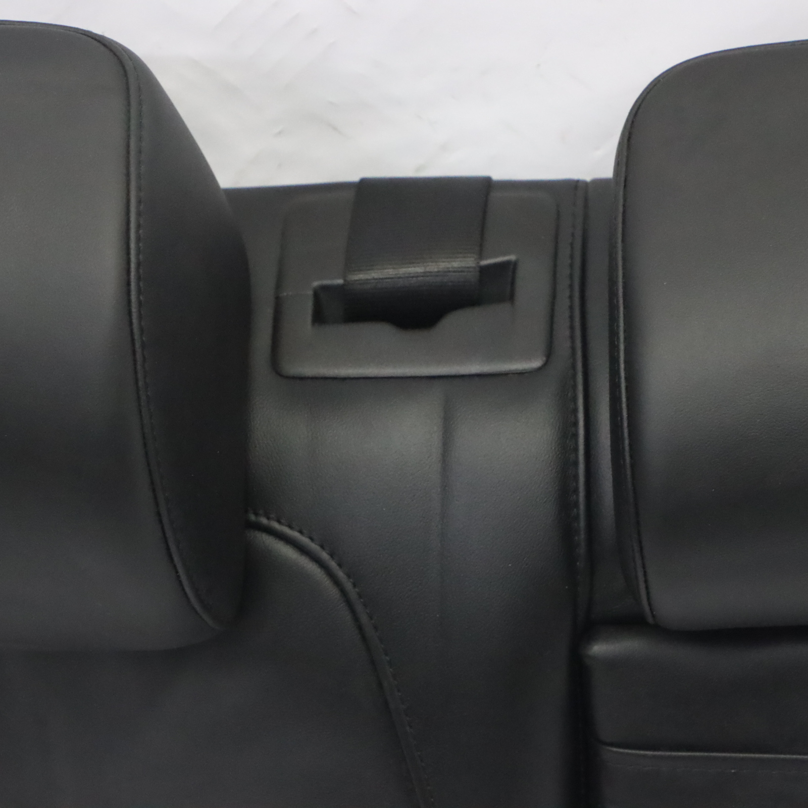 Volkswagen VW Passat B7 Rear Seat Backrest Right O/S Seat Cover Black Leather