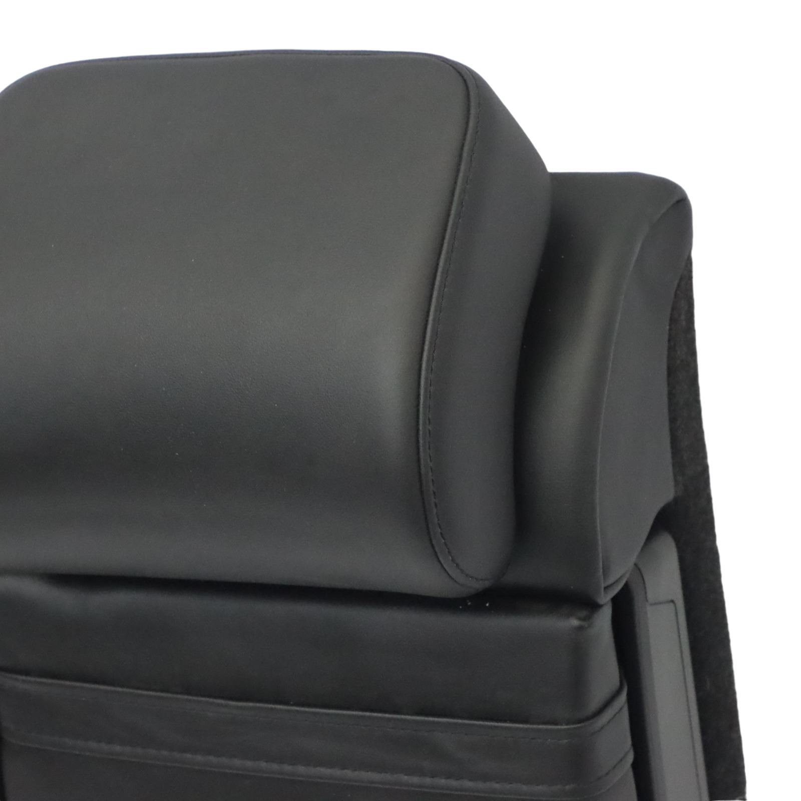 Volkswagen VW Passat B7 Rear Seat Backrest Right O/S Seat Cover Black Leather