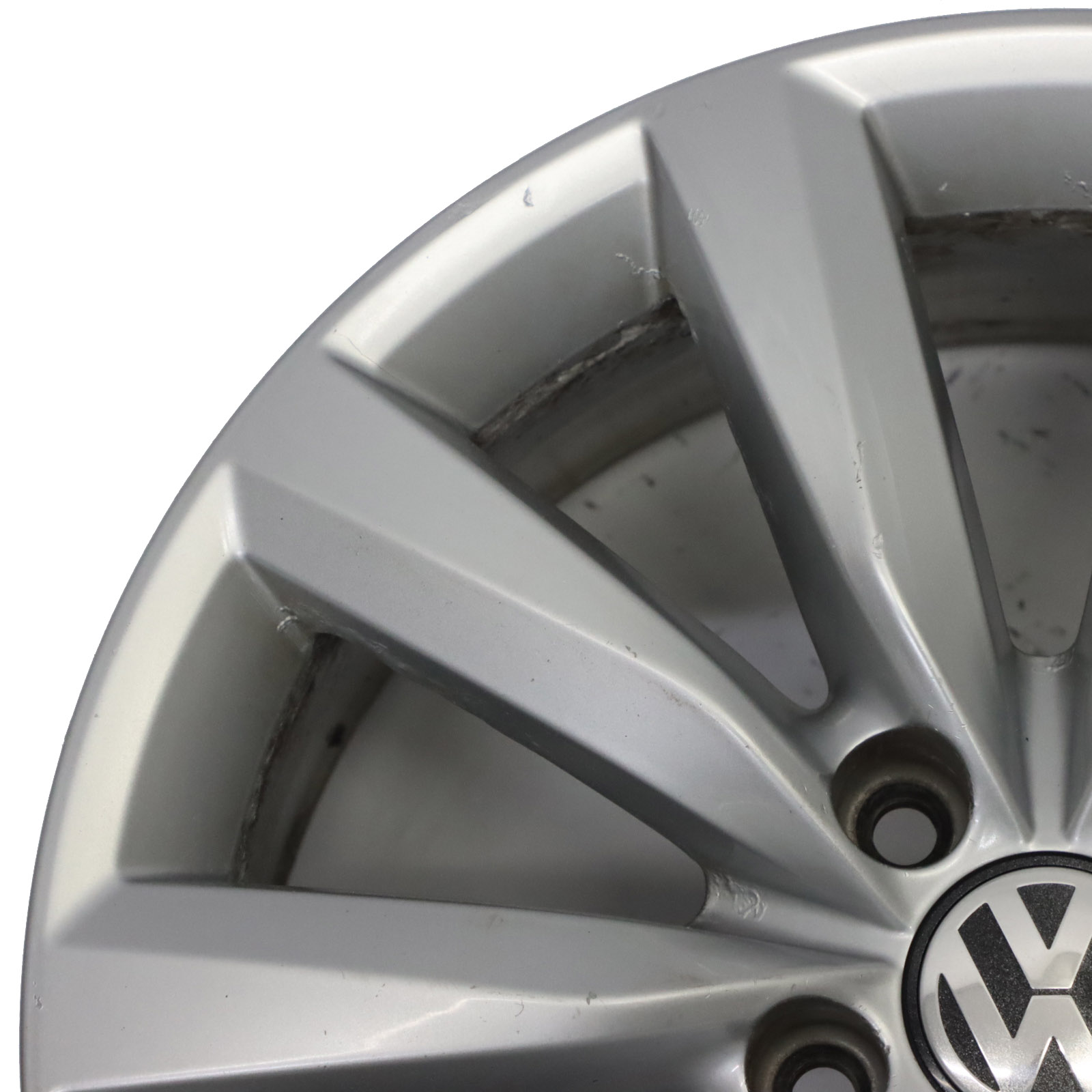  Volkswagen Tiguan 5N Silver Alloy Wheel Rim 17" ET:43 7J 5N0601025AH