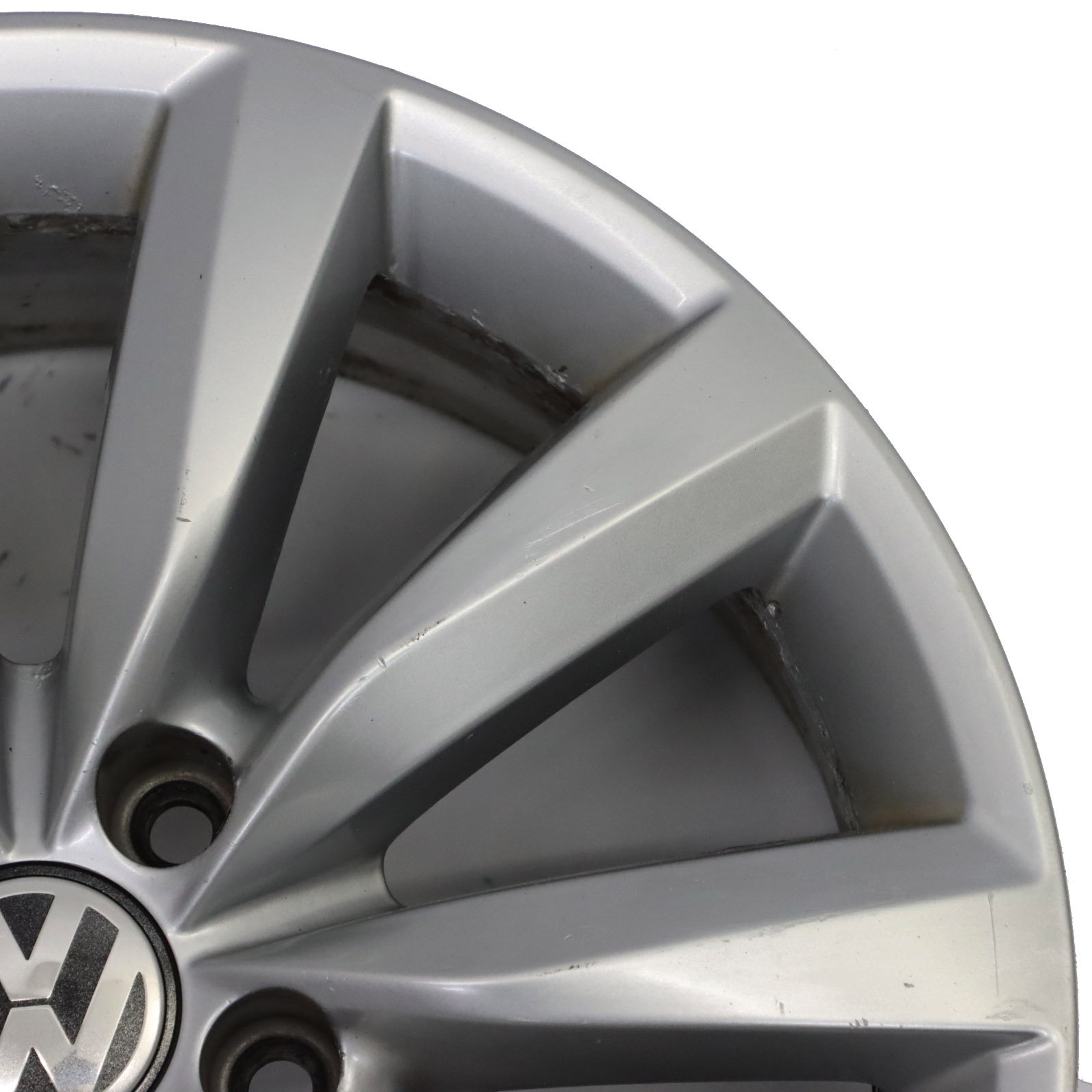  Volkswagen Tiguan 5N Silver Alloy Wheel Rim 17" ET:43 7J 5N0601025AH