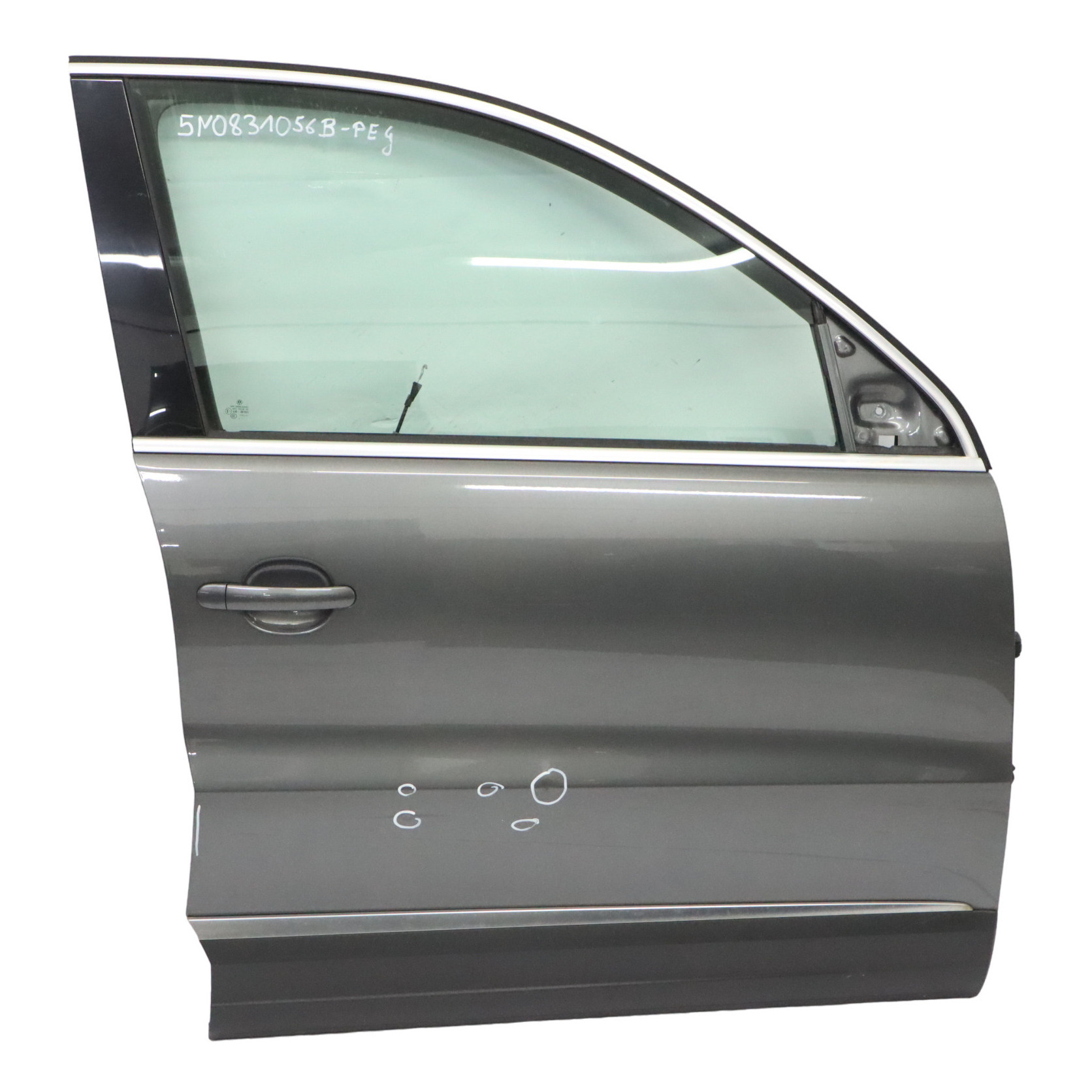 Volkswagen VW Tiguan 5N Door Front Right O/S Side Door Pepper Grey - D7R