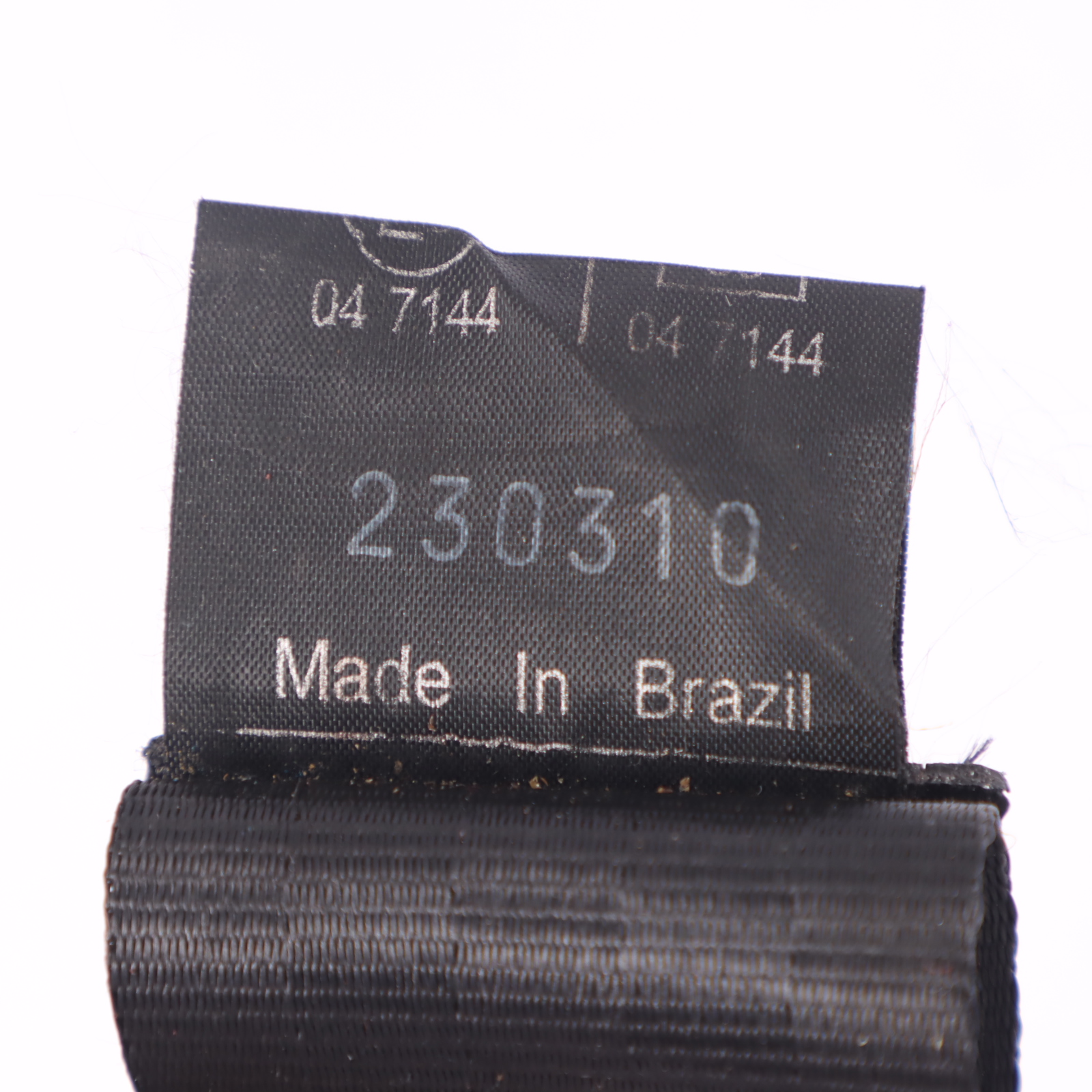 Volkswagen VW Fox 5Z Rear Seatbelt Left N/S Seat Belt Black 5Z0857805C