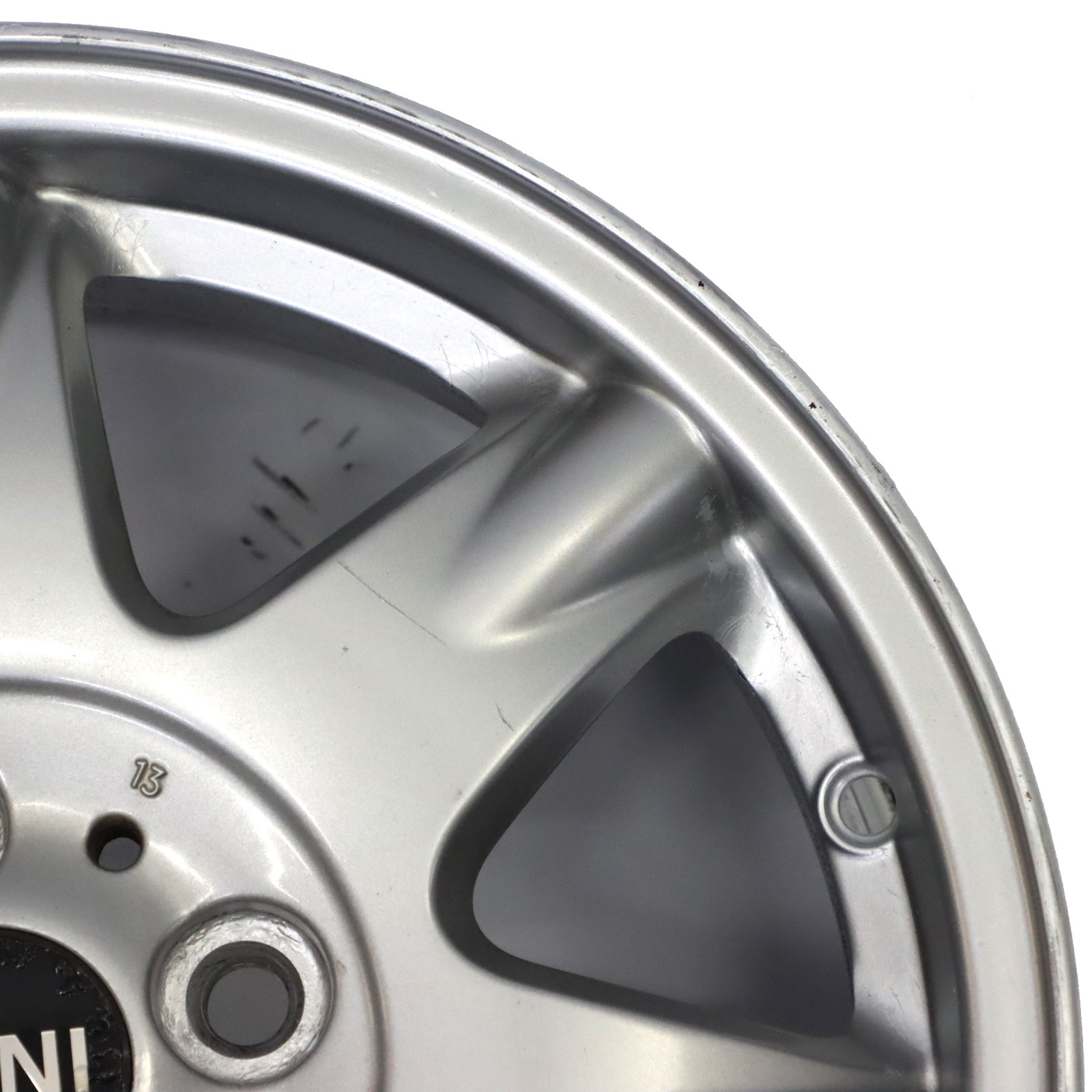 Mini Cooper R50 R55 R56 Silver Wheel Alloy Rim 15" 5,5J ET:45 Delta Spoke 96