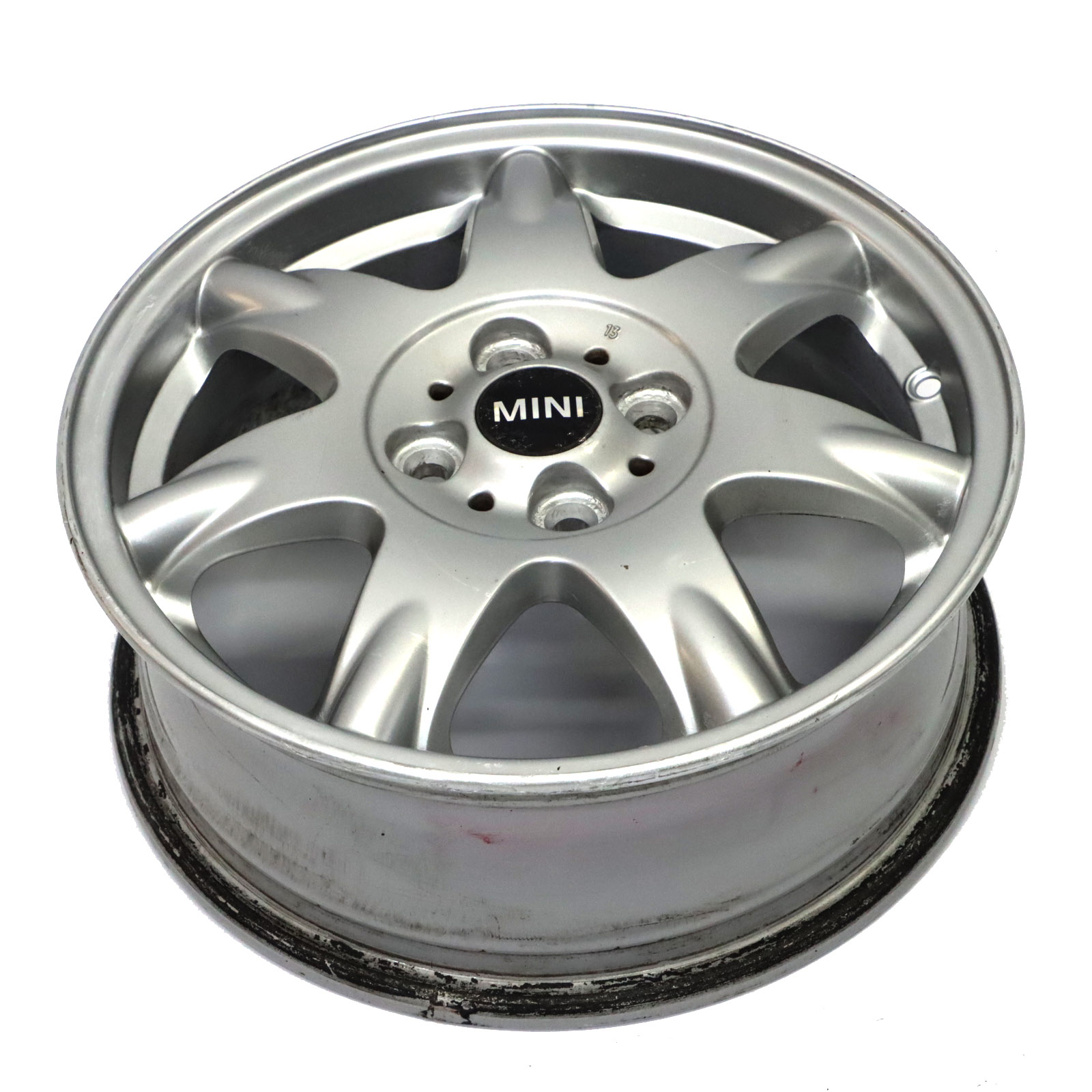 Mini Cooper R50 R55 R56 Silver Wheel Alloy Rim 15" 5,5J ET:45 Delta Spoke 96